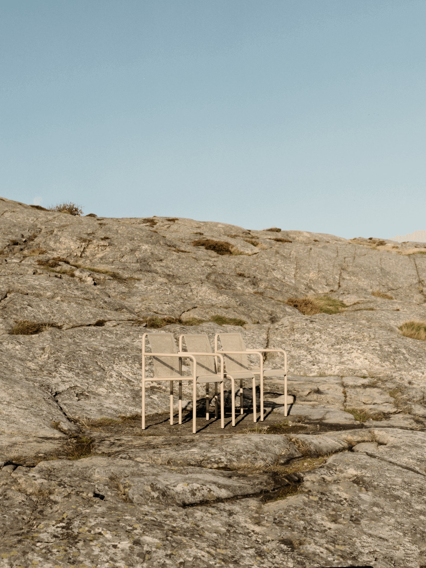 Dapple Chair with Arms - Beige – Ferm Living