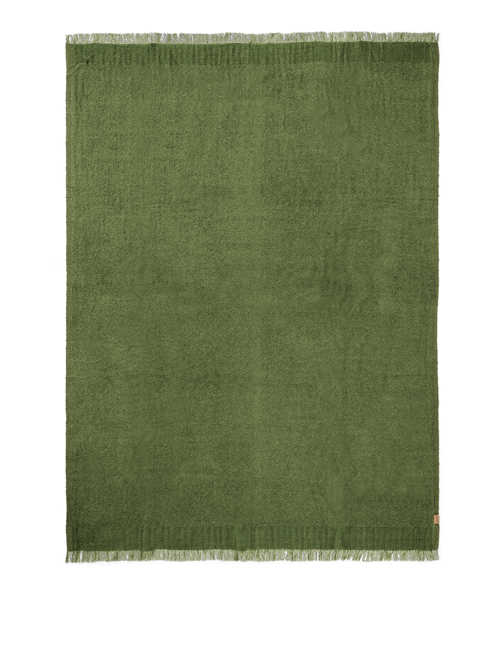 Weaver Decke - Dunkelgrün