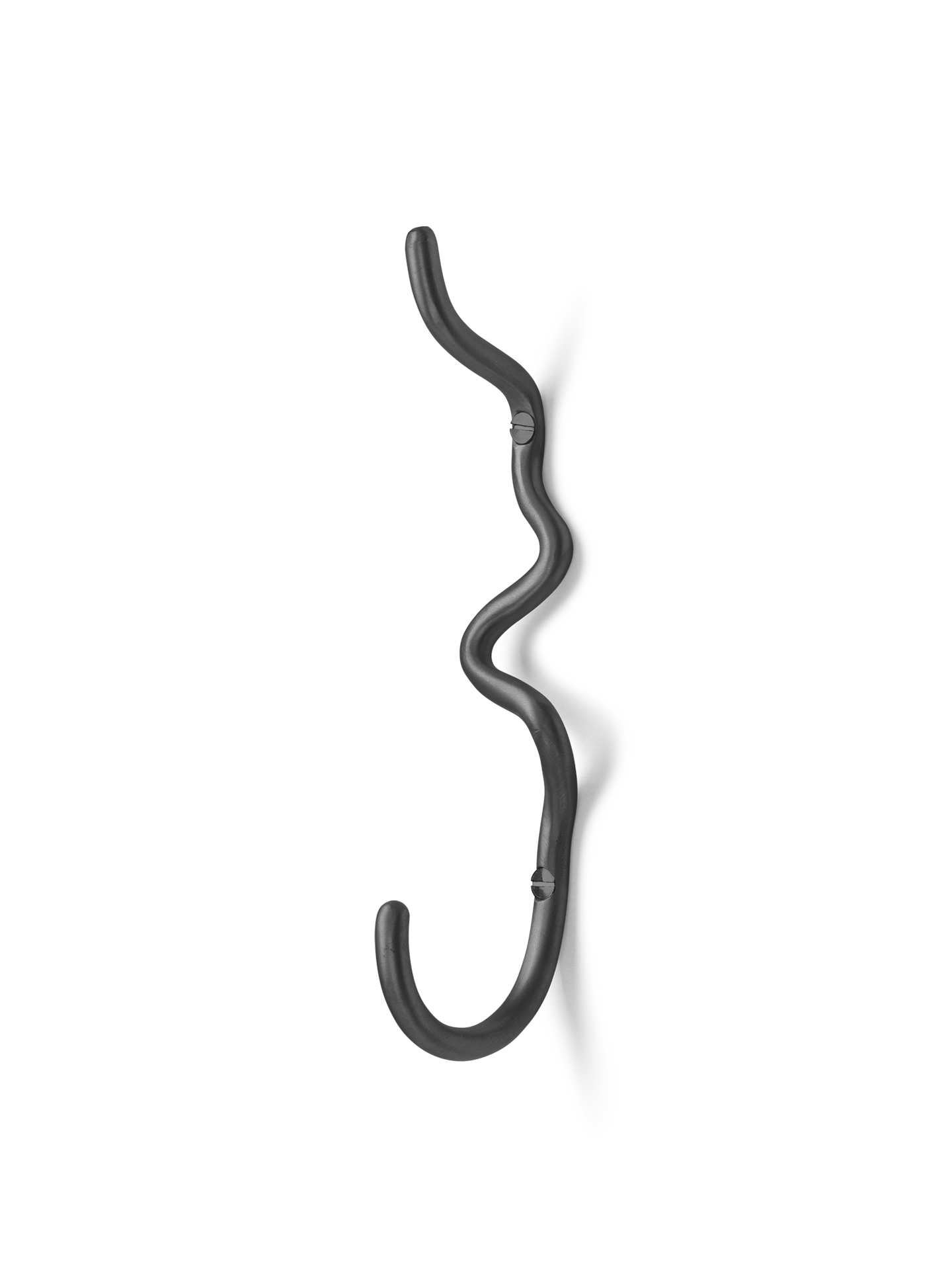 Curvature Hook - Black Brass