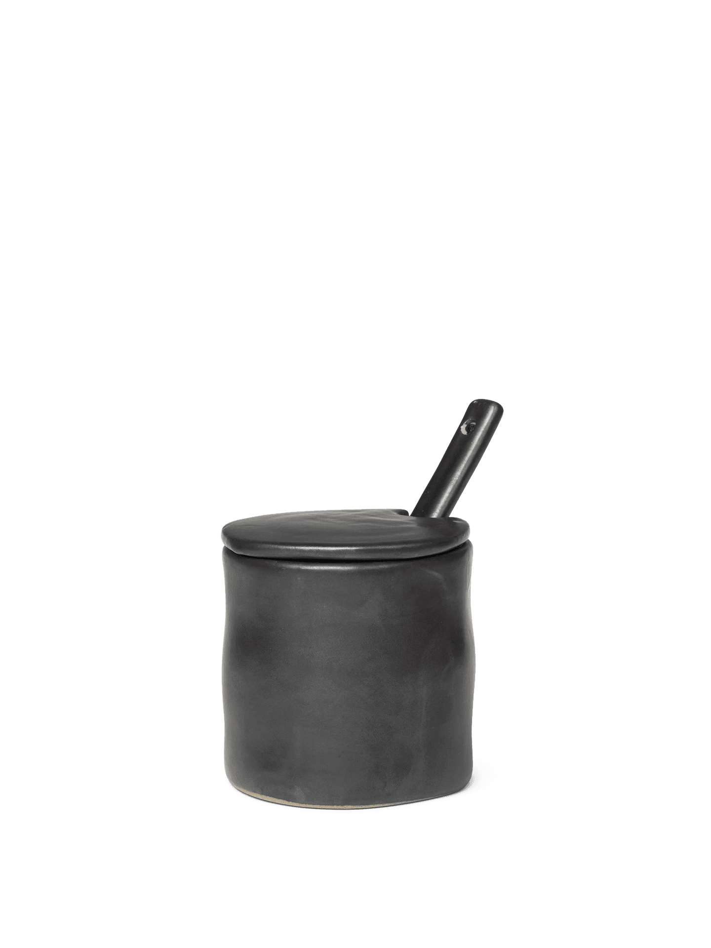 Flow Jar with Spoon - Black