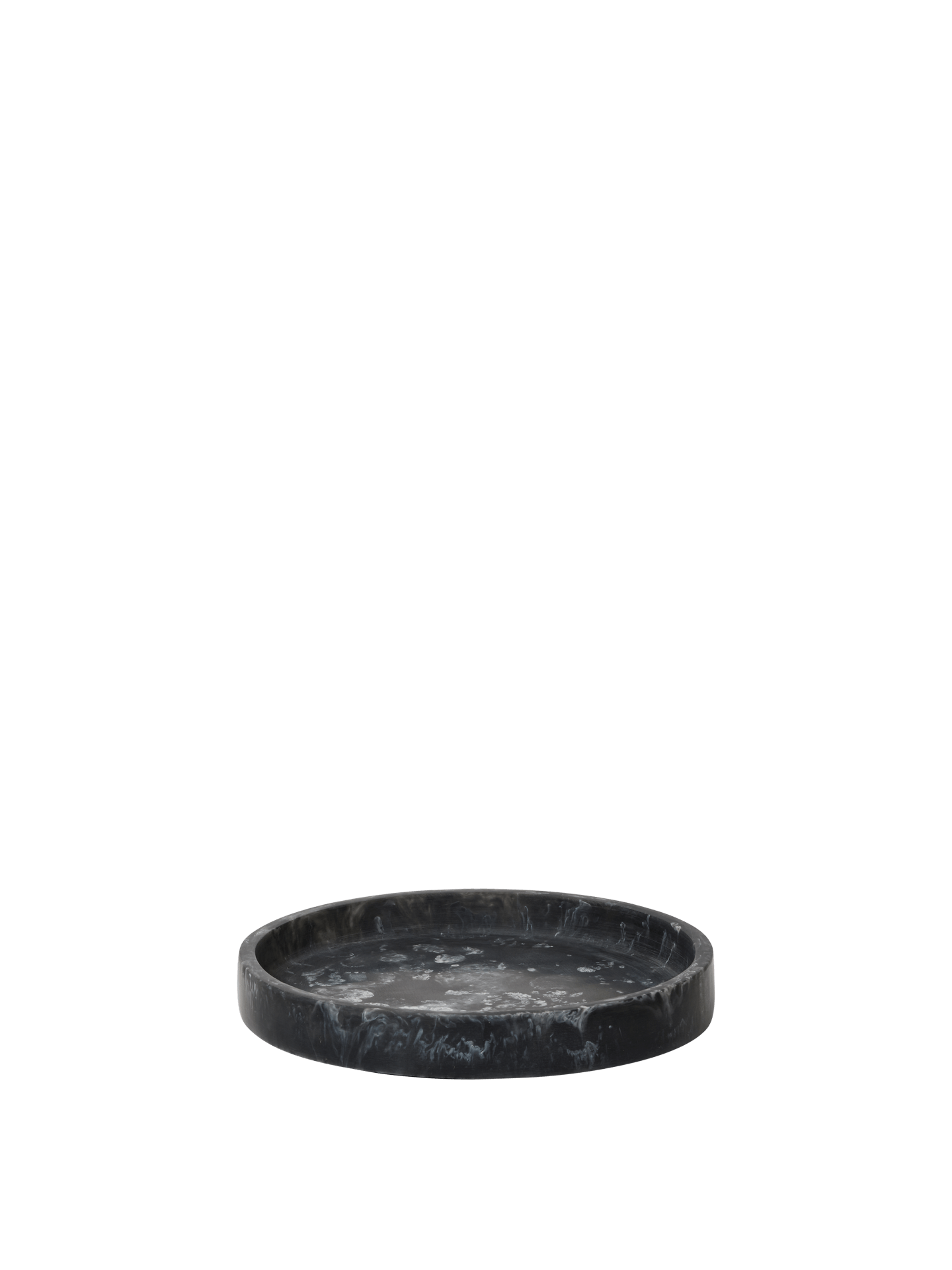 Mist Round Tray - Charcoal