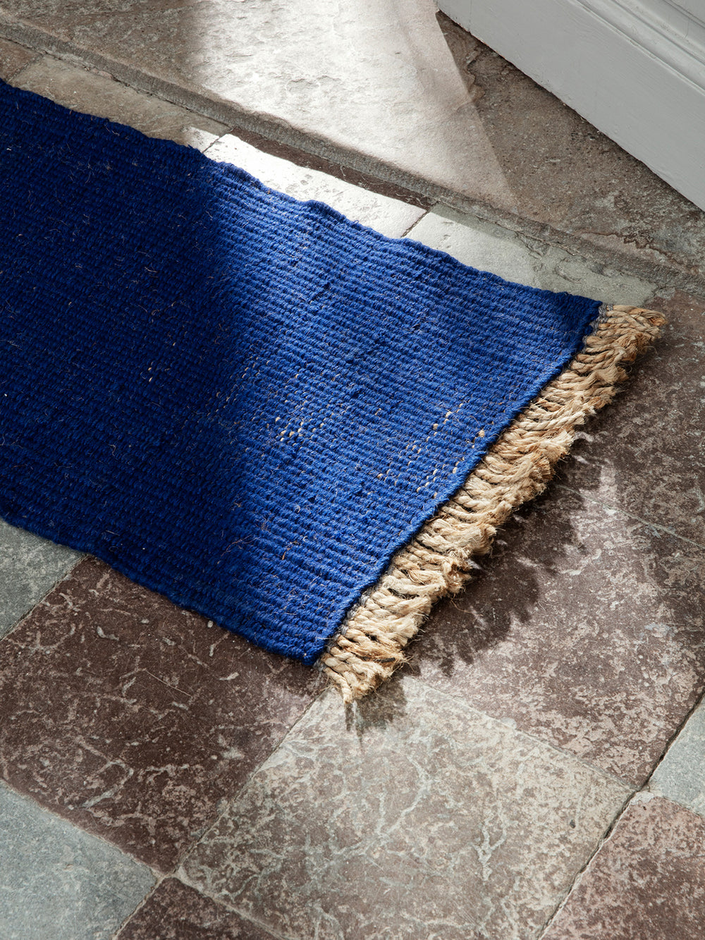 Blue Stackmat Block Mat in Bright Blue/Natural by Ferm Living