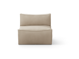 Catena Sofa Center S100 en rich linen natural, módulo sin brazos