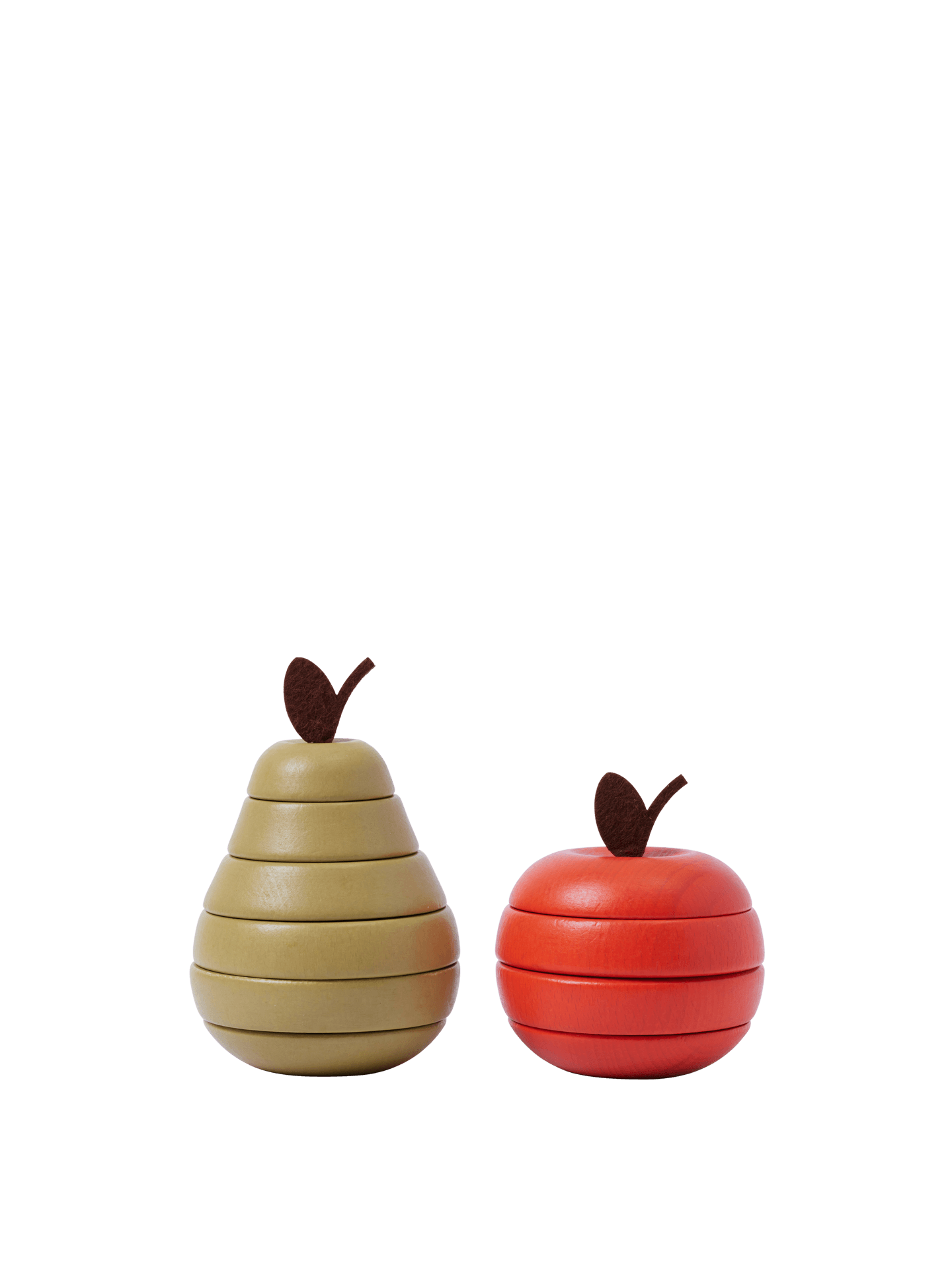 Stacking Apple and Pear - Set of 2 - Multi