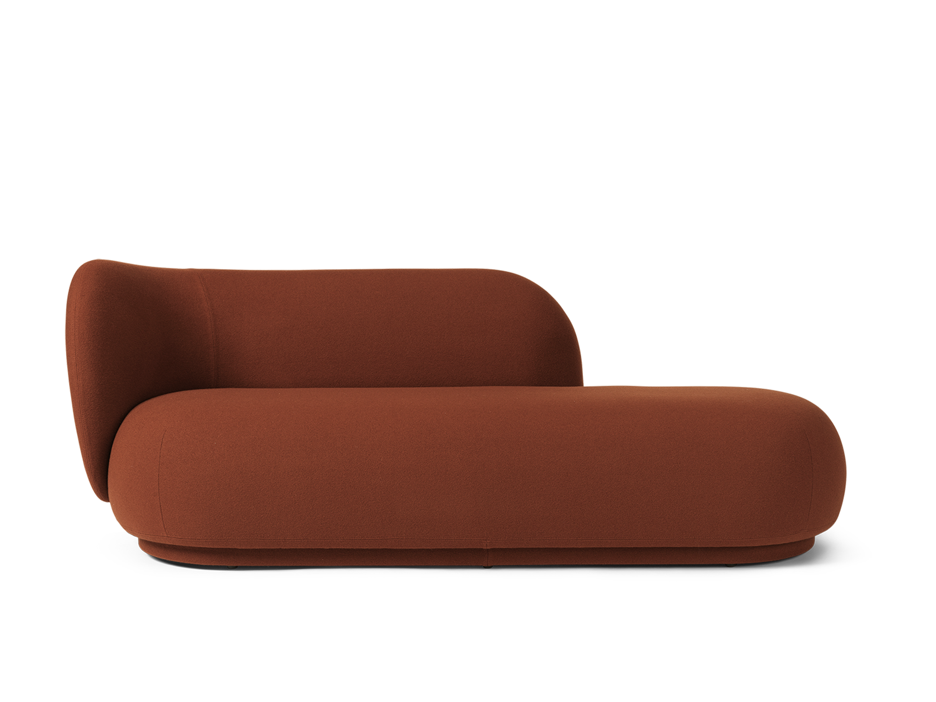 Rico Divan Left - Tonus - Red Brown