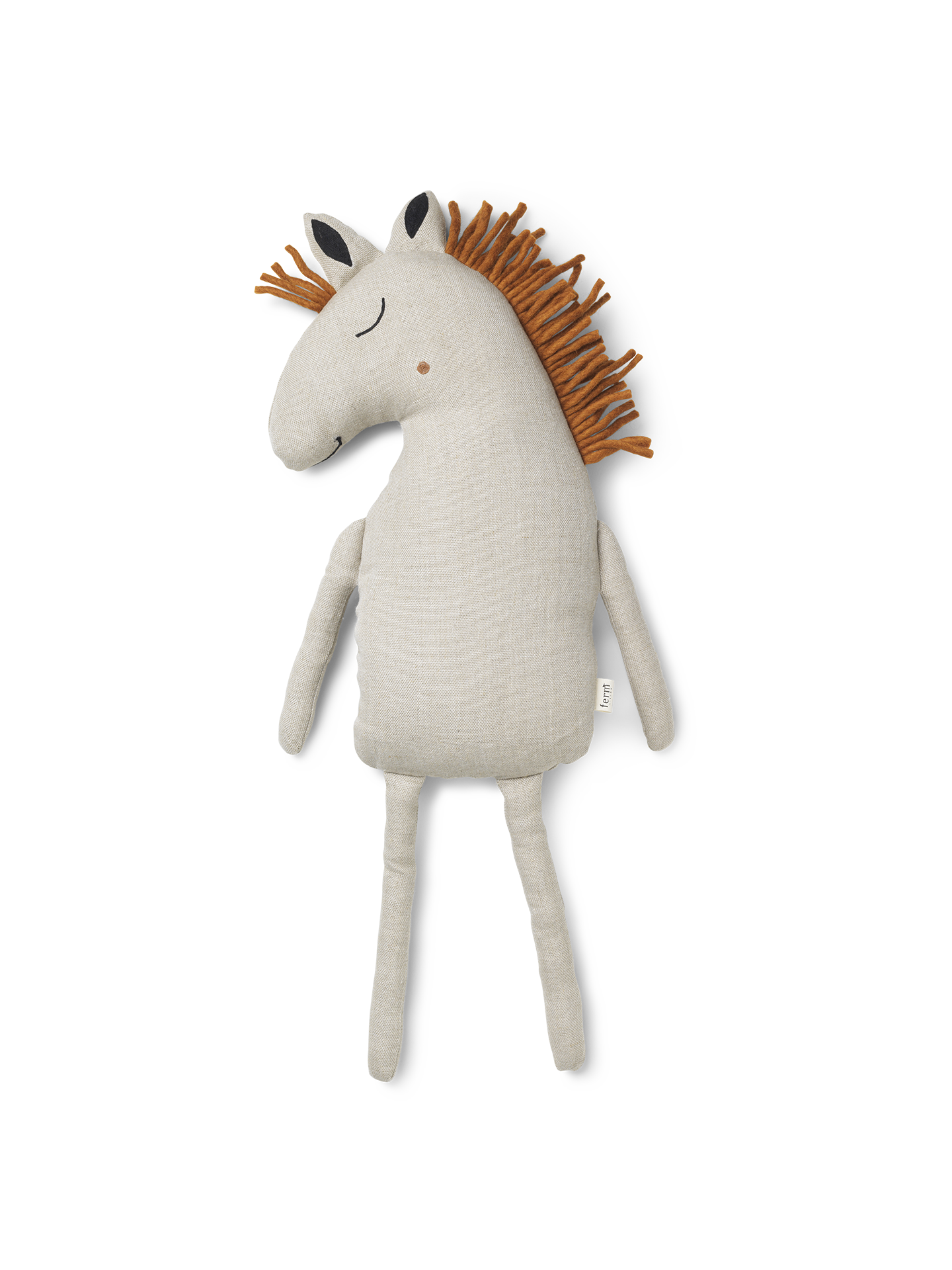 Safari Cushion - Horse - Natural