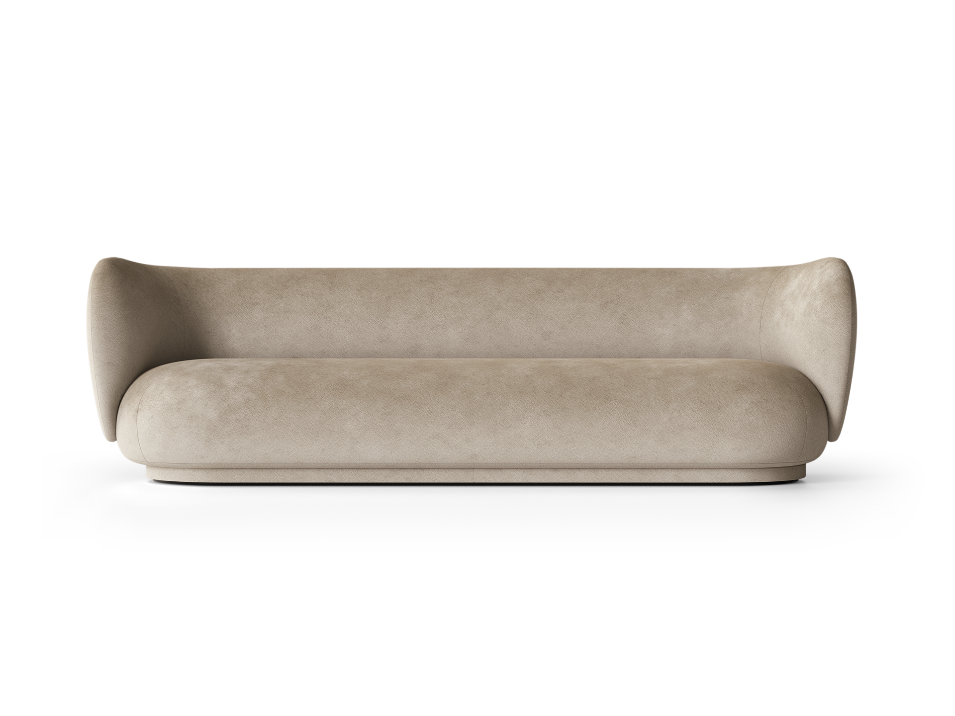 Rico Sofa 4-seater - Faded Velvet - Sand