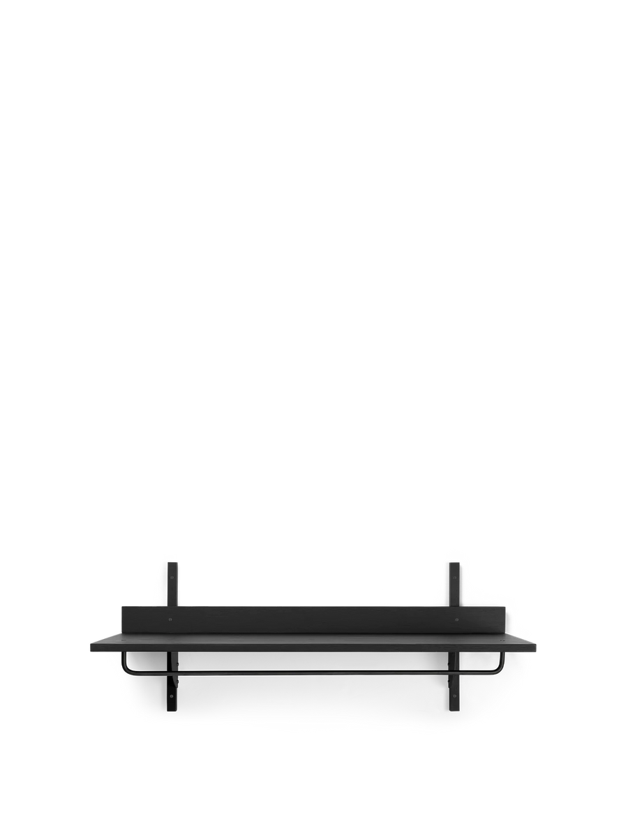 Sector Rack Shelf - Black Ash/Black Brass by Ferm Living