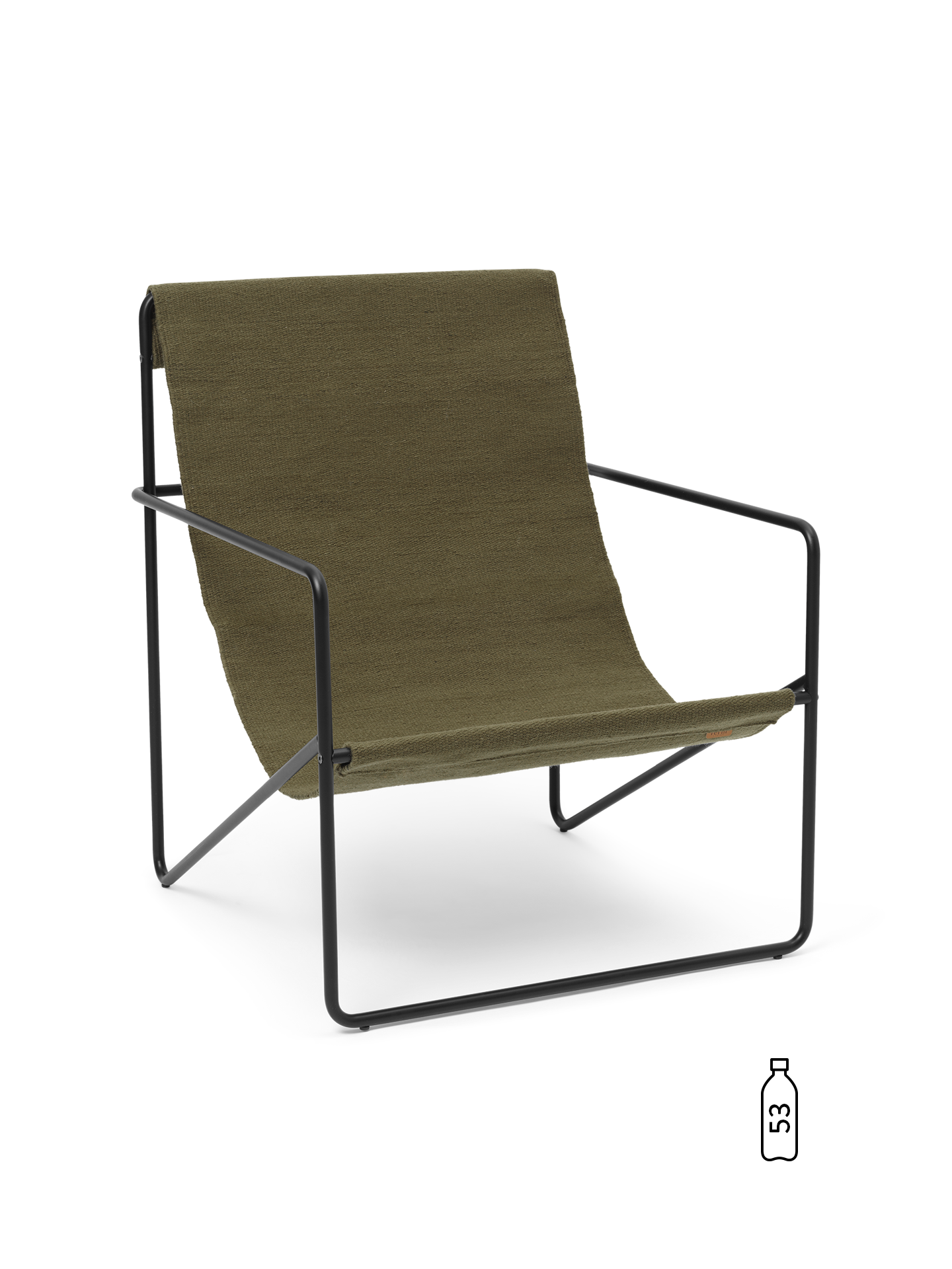 Desert Lounge Chair - Cashmere/Solid Cashmere by Ferm Living