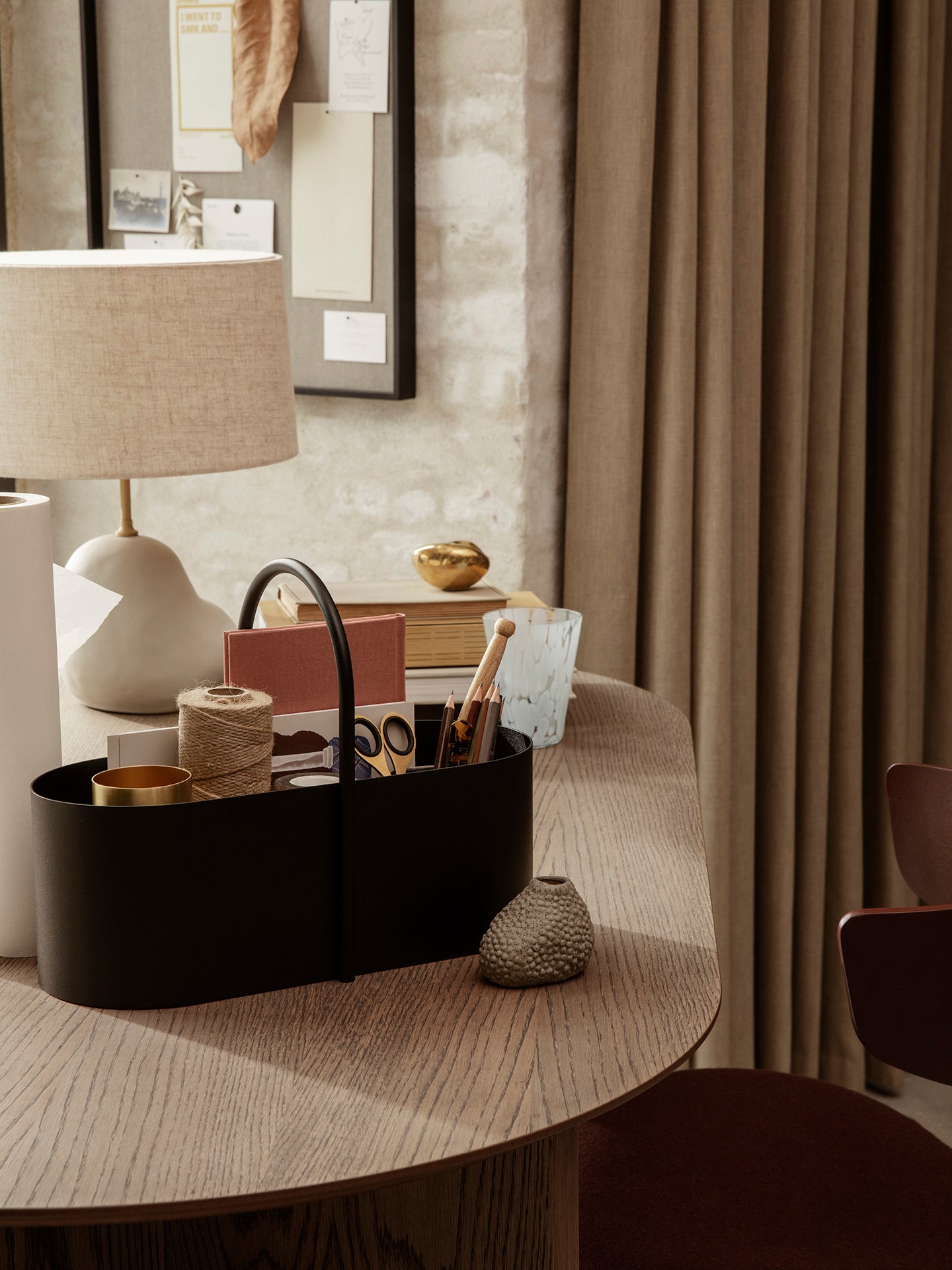Grib toolbox in black | Stylish storage | Ferm Living