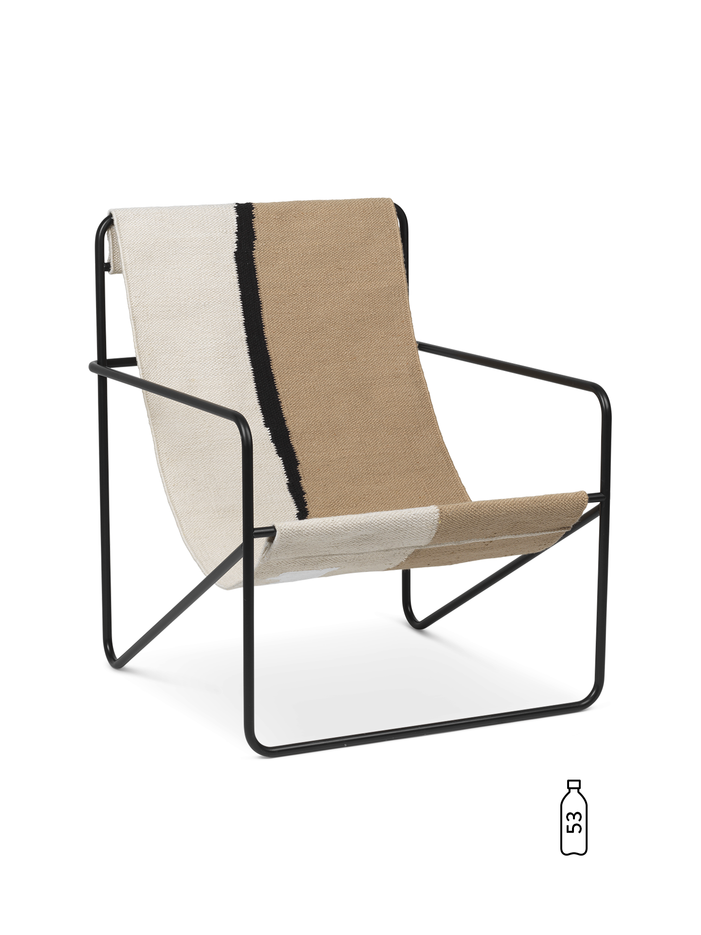 Desert Lounge Chair - Black - Soil