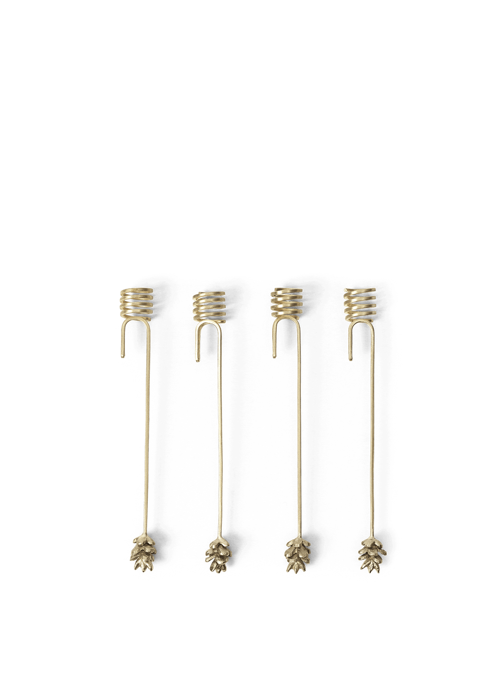 Forest Christmas Tree Candle Holders - Set of 4