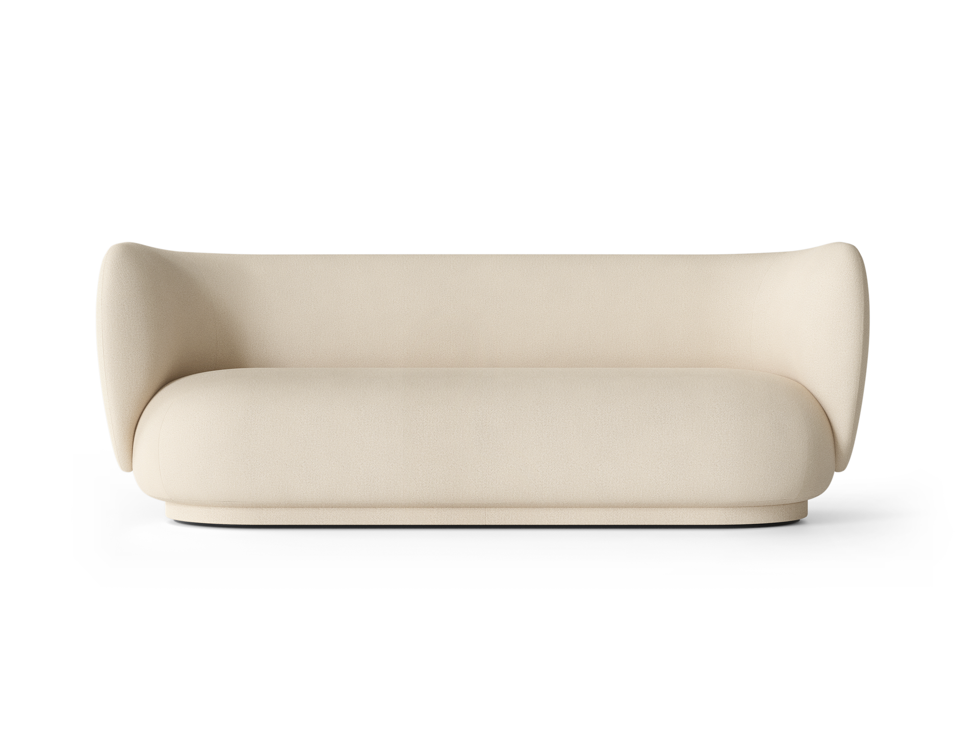 Rico Sofa 3-seater - Brushed - Off-white