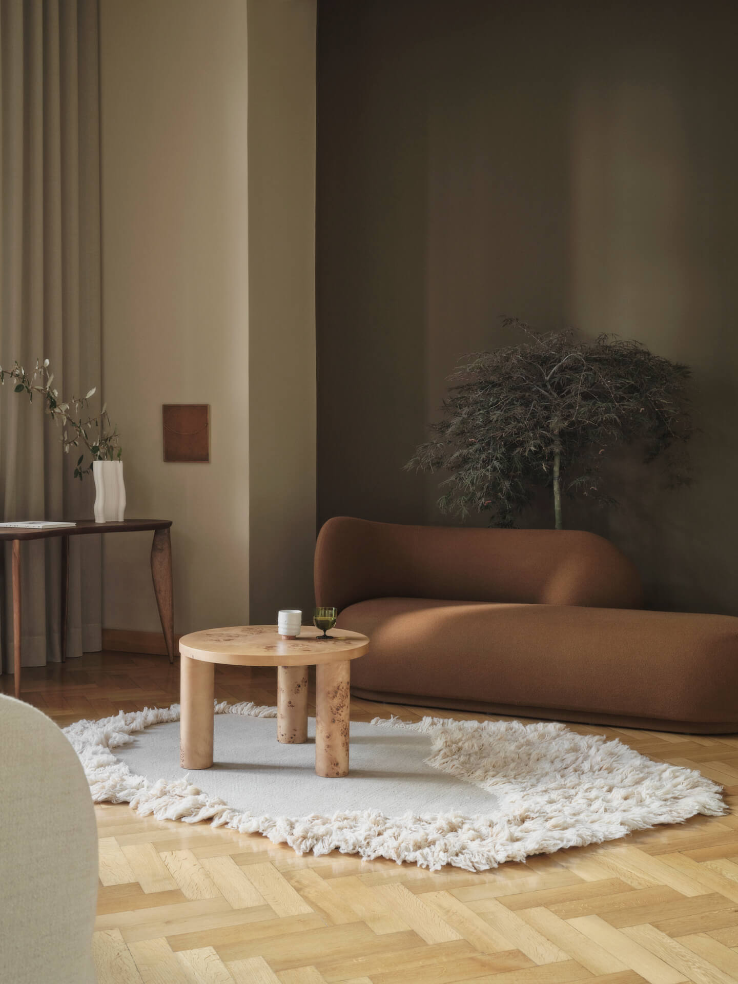 ferm living Norte rug ファームリビング　ラグ Norte Rug - Small - Natural | Ferm Living