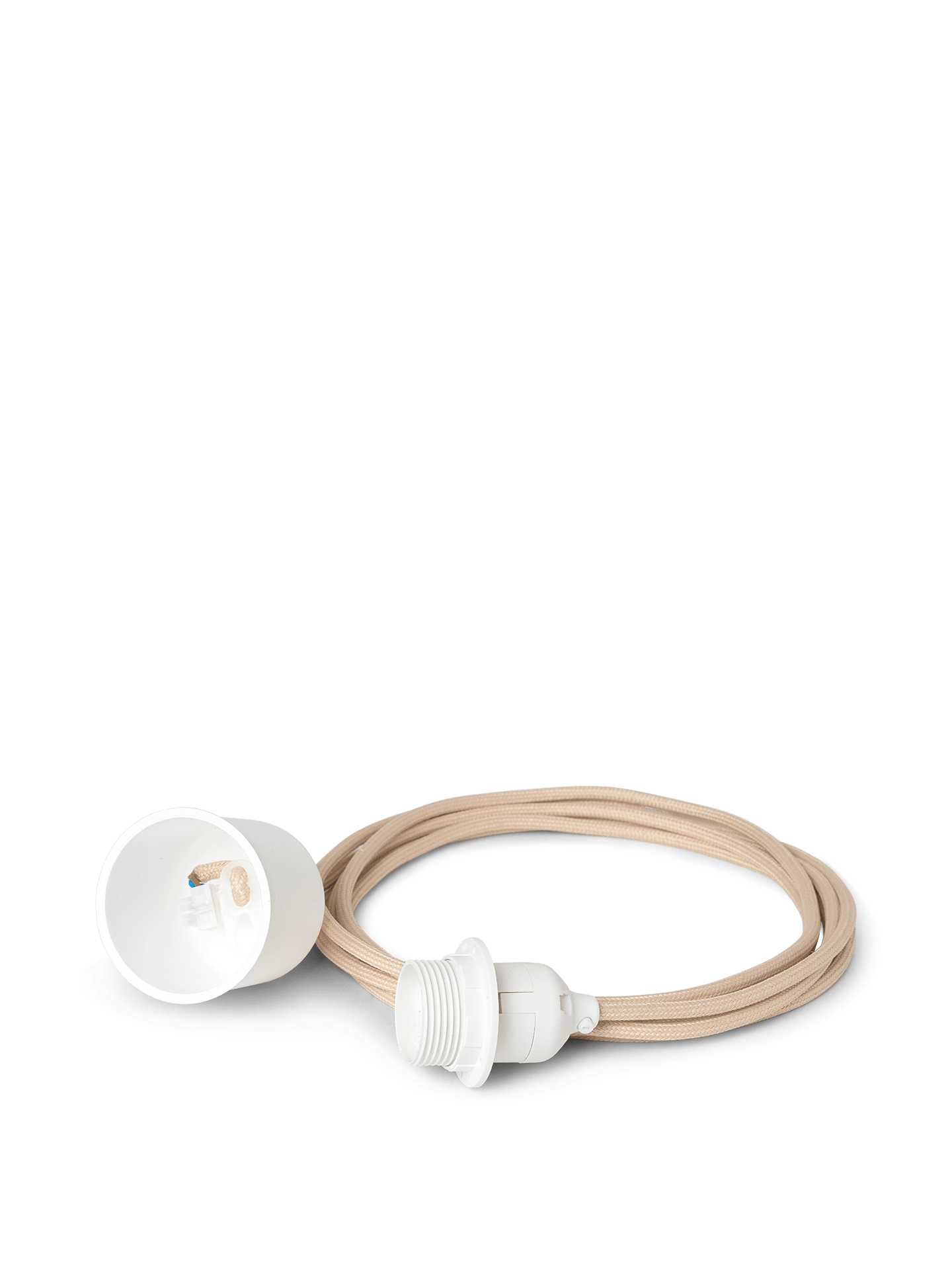Fabric Cord Set - 2m - Pendant - Sand
