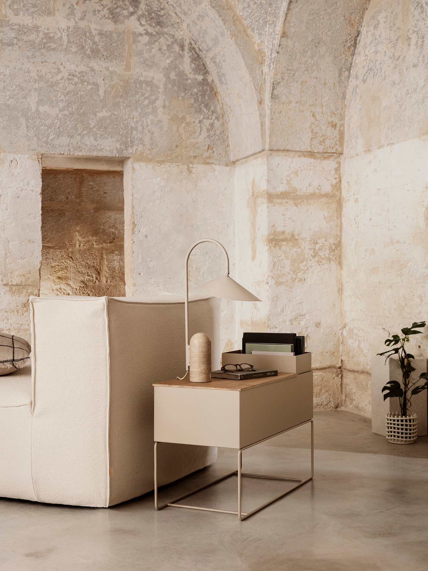 Arum Table Lamp - Cashmere by Ferm Living | Emitting soft, ambient
