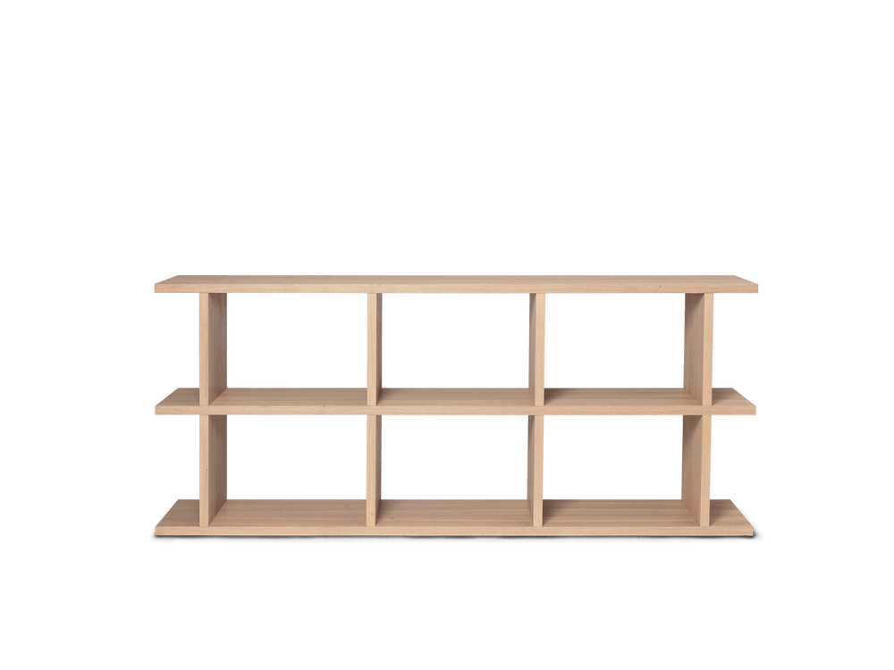 Kona Bookcase - 3x2 - Natural Oak Veneer | Ferm Living Kona Bookcase - 3x2 - Natural Oak Veneer | Ferm Living