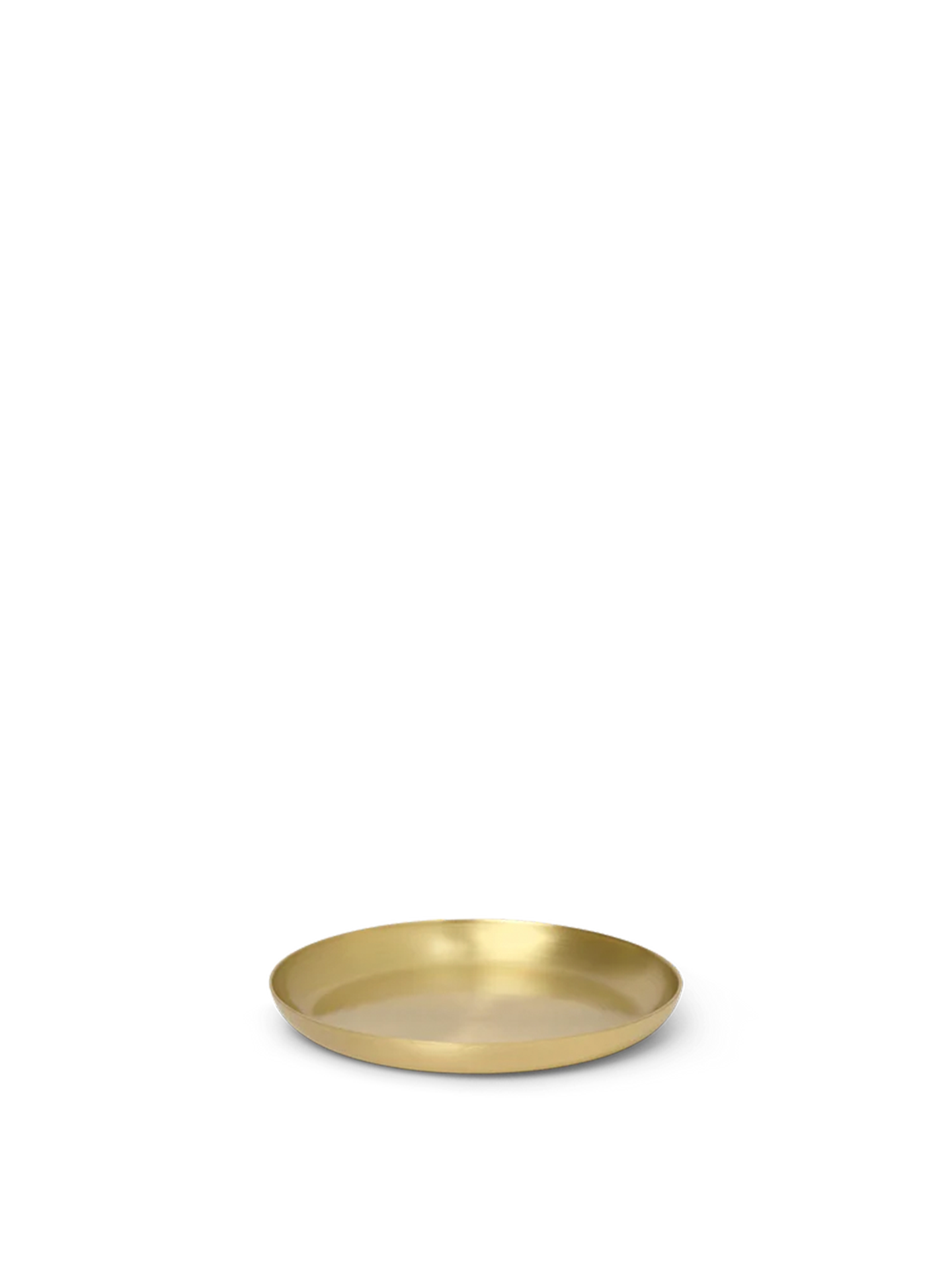 Basho Tray - Round - Brass