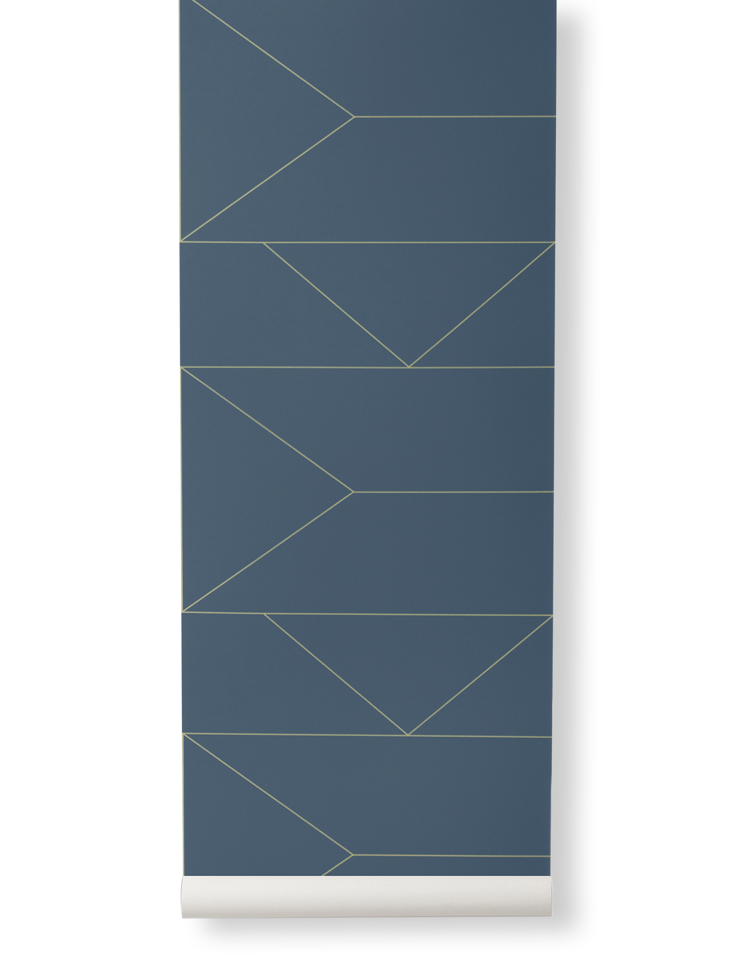 Lines Wallpaper - Dark Blue