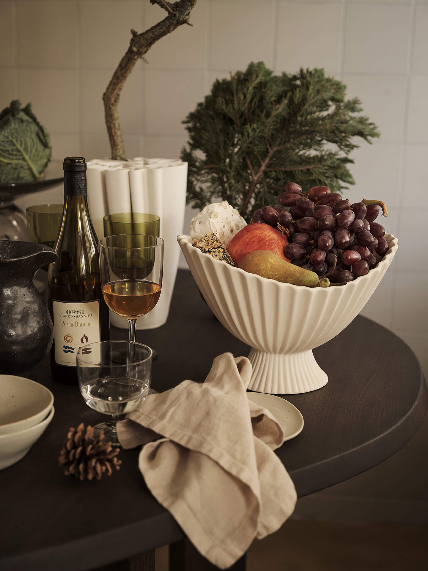 Fountain Bowl - Small - Off-White | Ferm Living