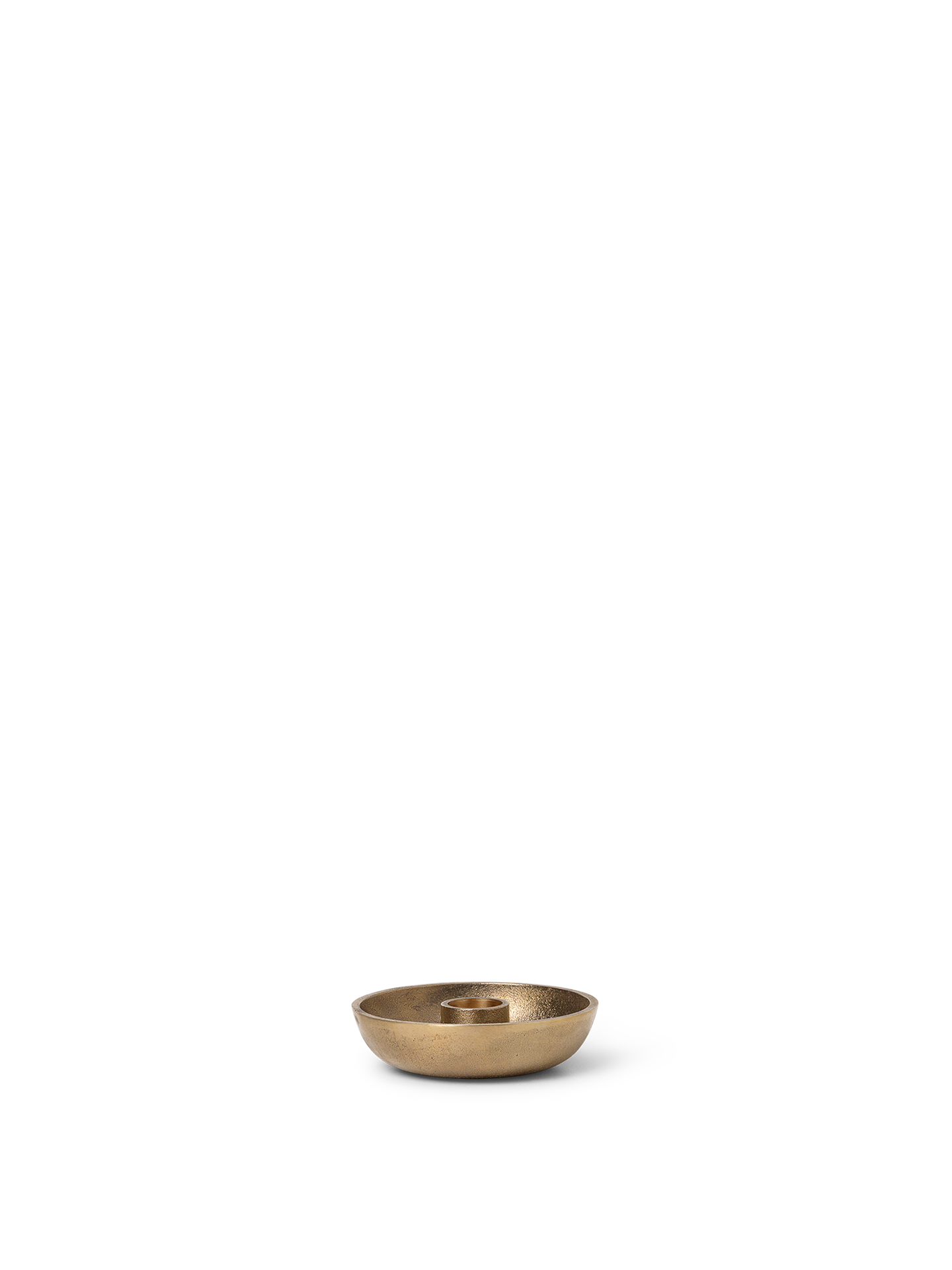 Bowl Candle Holder - Single - Brass