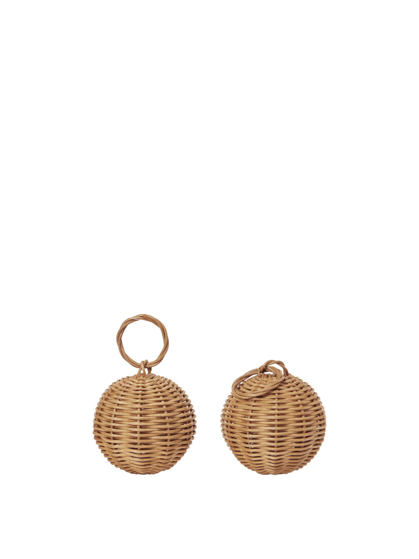 Braided Baubles - Set of 2 - Natural