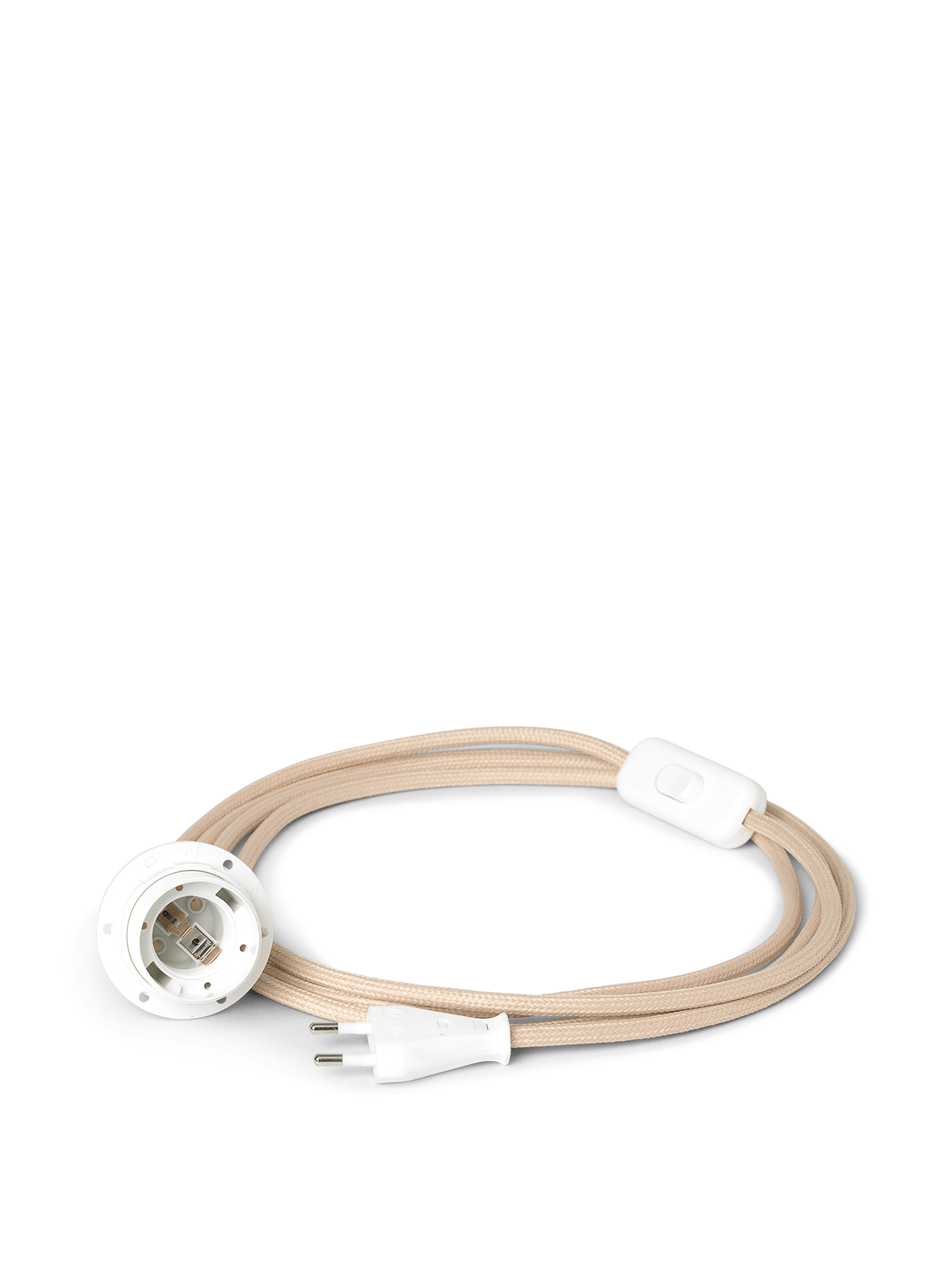 Fabric Cord Set - Wall Lamp - Sand