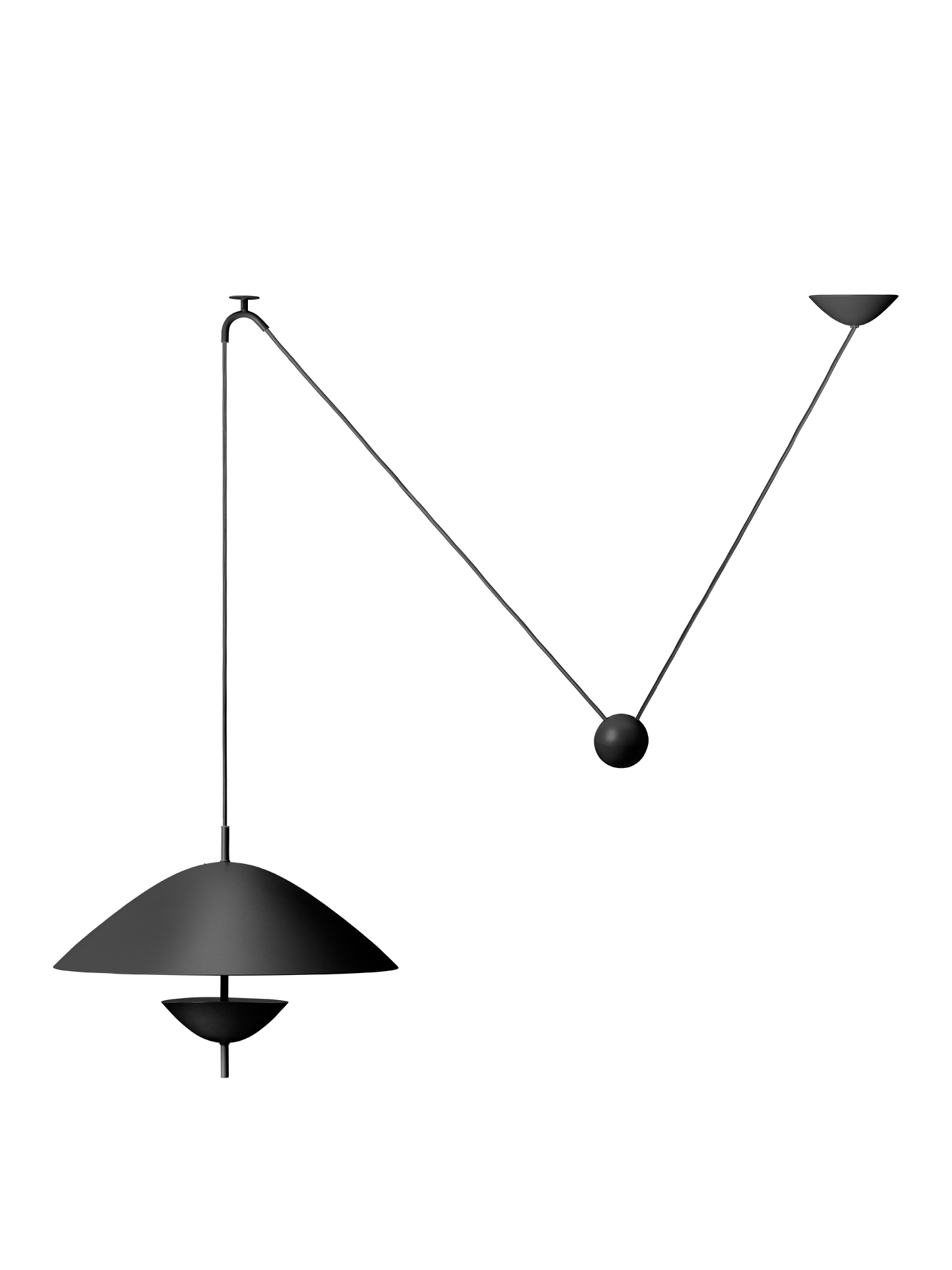 Lod Pendant - Blackened Iron