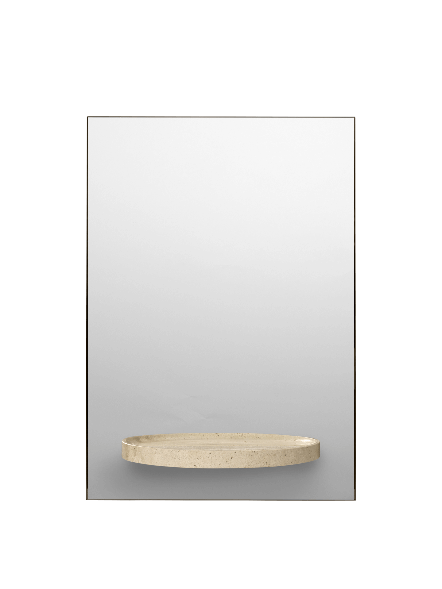 Symmetry Mirror - Travertine