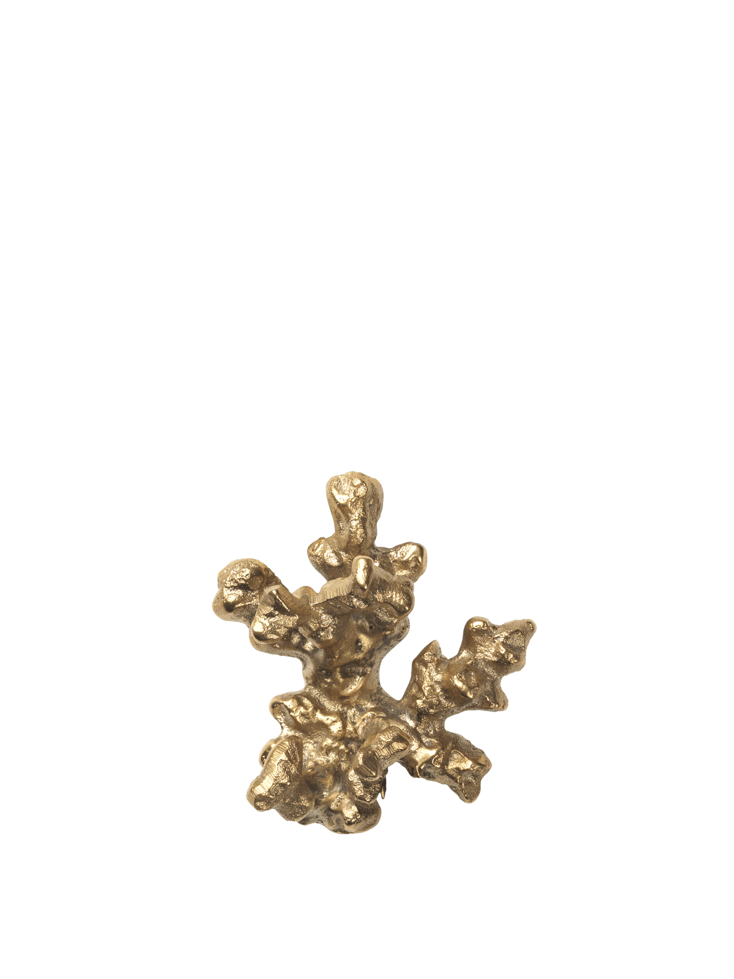 Comber Coral Branch Hook - Brass