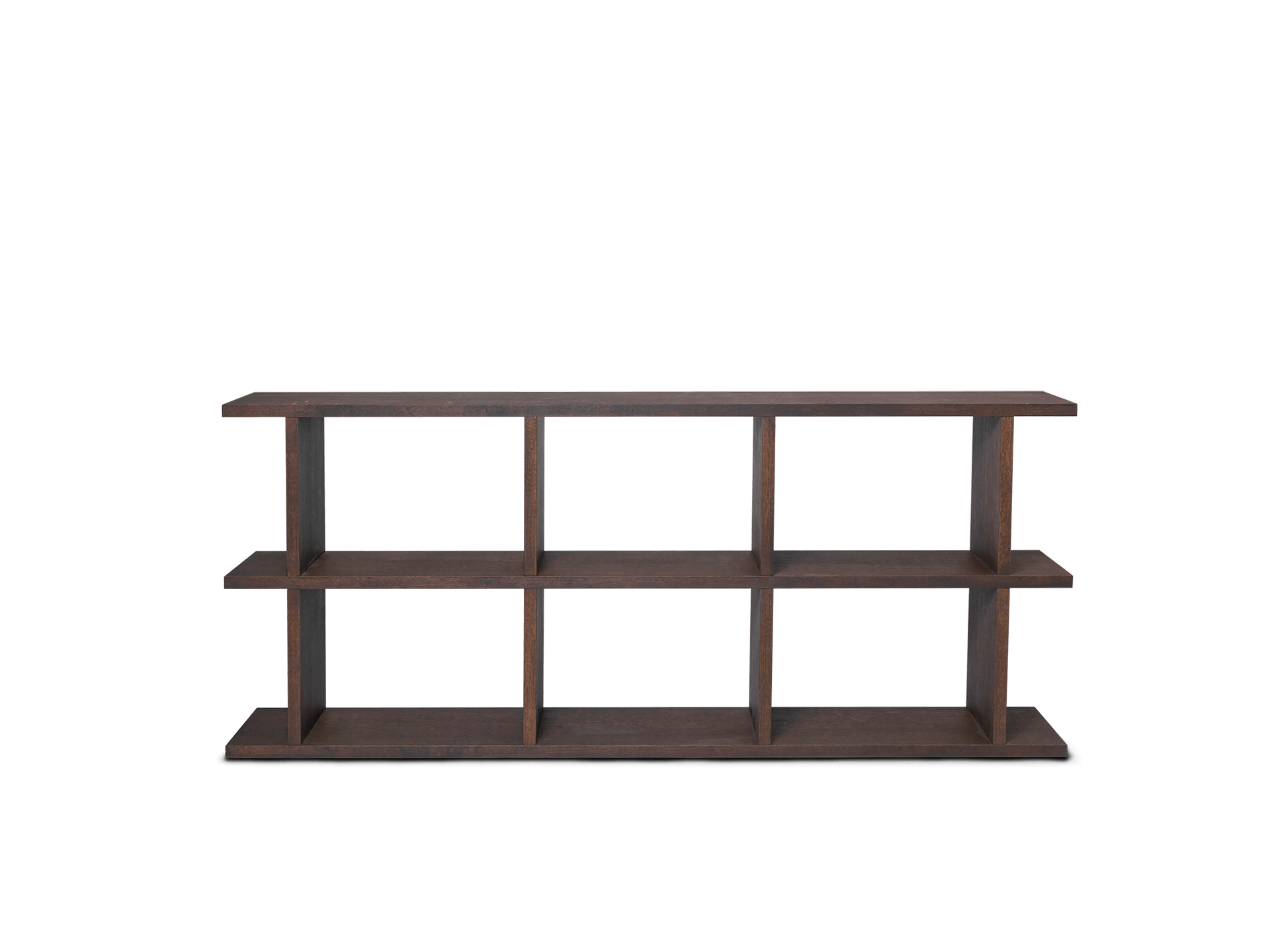 Kona Bookcase - 3x2 - Dark Stained Oak