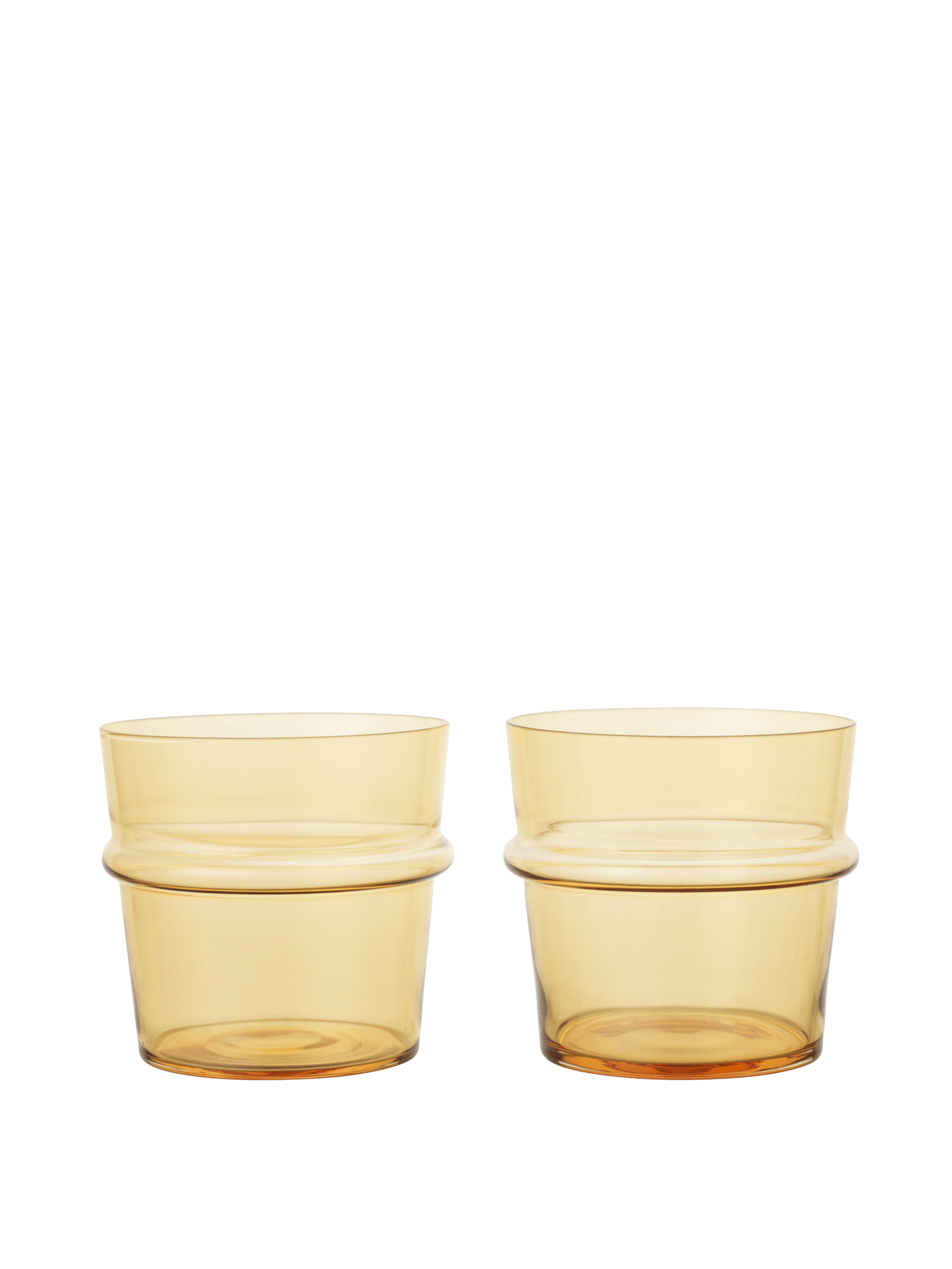 Boya Low Glasses - Set of 2 - Yellow