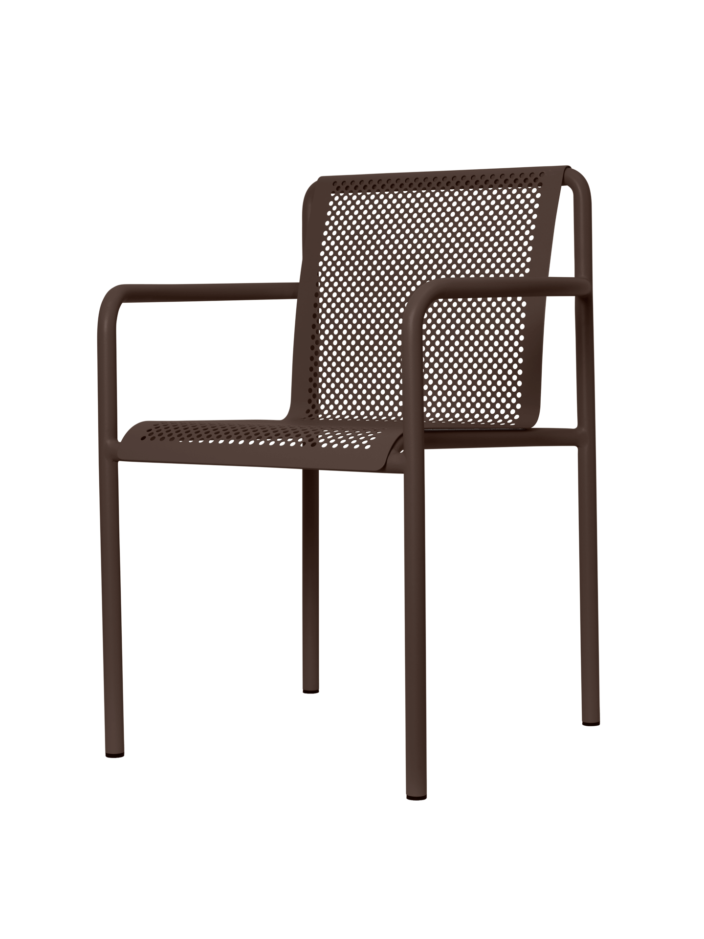 Dapple Chair with Arms - Dark Chocolate