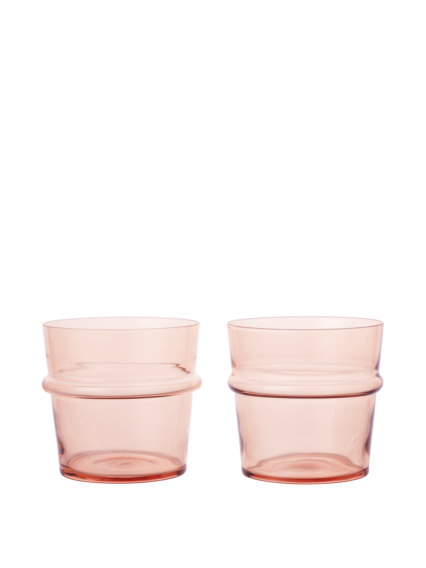 Boya Low Glasses - Set of 2 - Blush