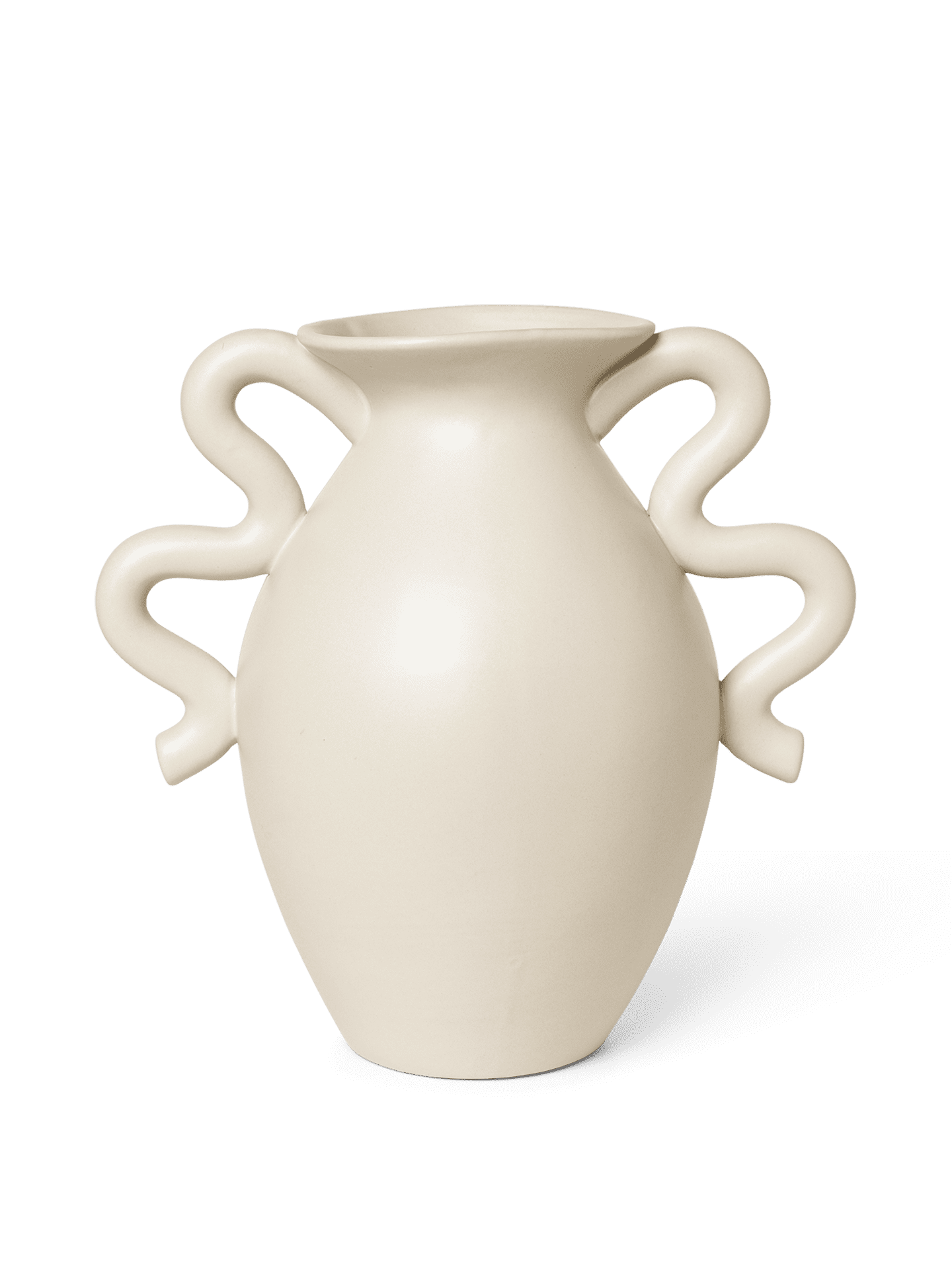 Verso Table Vase - Cream