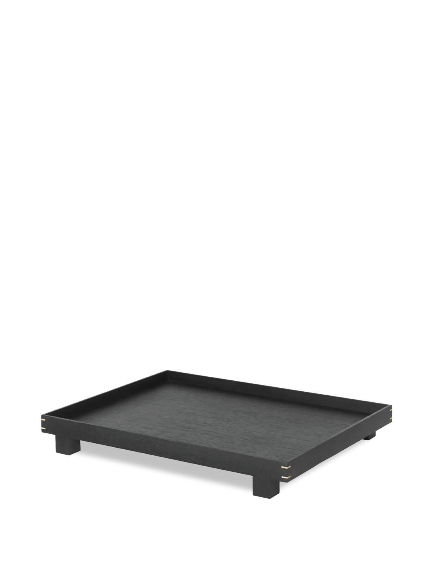 Bon Wooden Tray - Large - Black Painted Oak