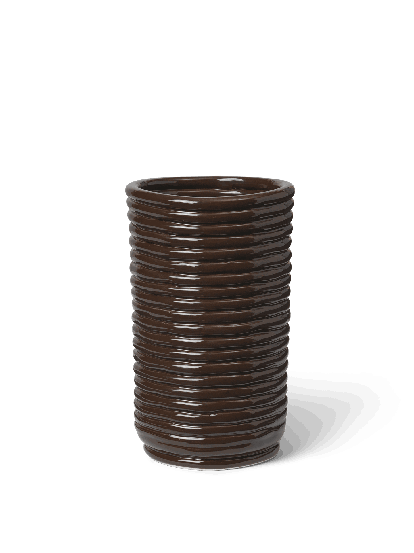 Corduroy Vase - Carob Brown
