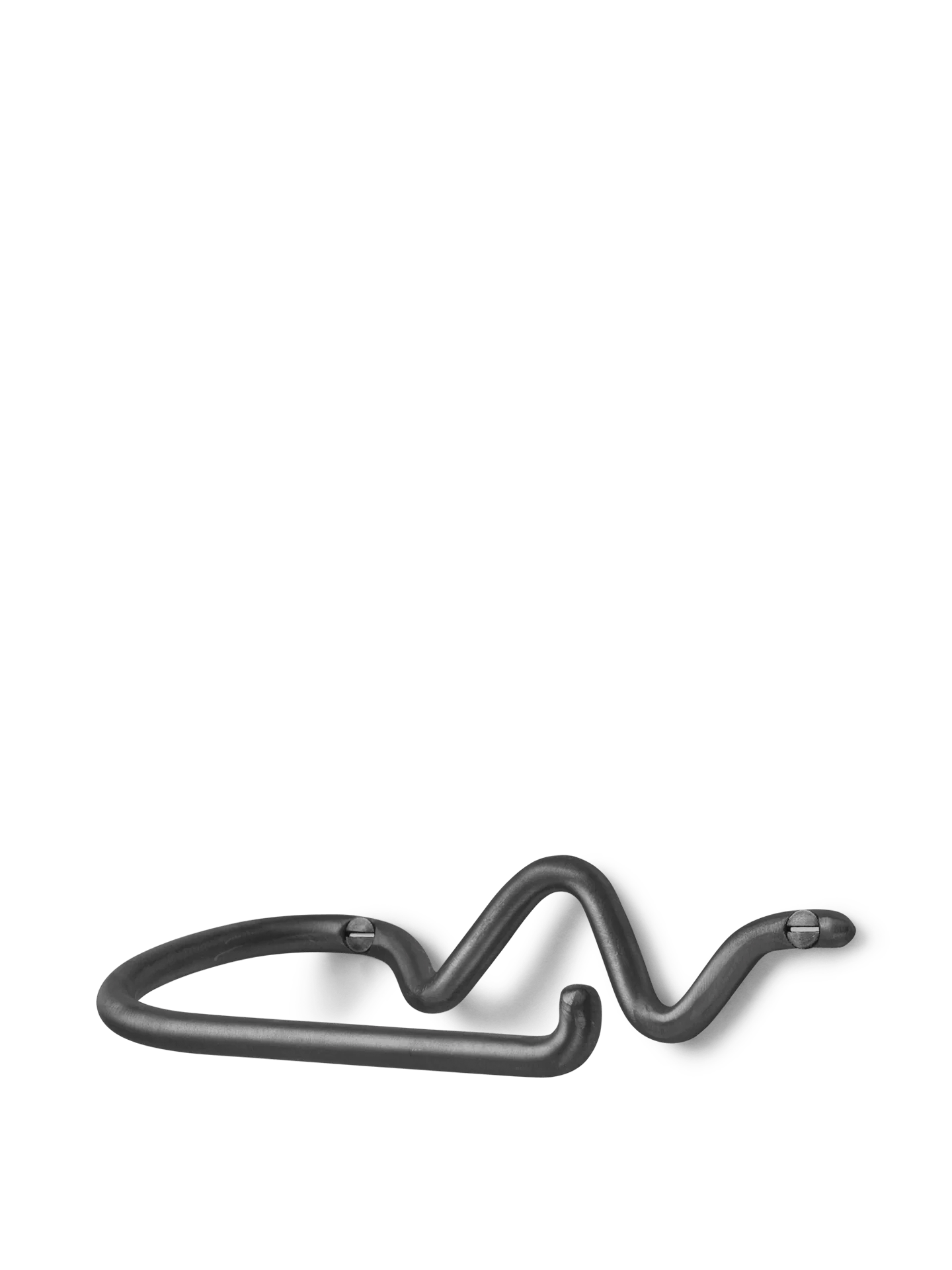 Curvature Toilet Paper Holder - Black Brass