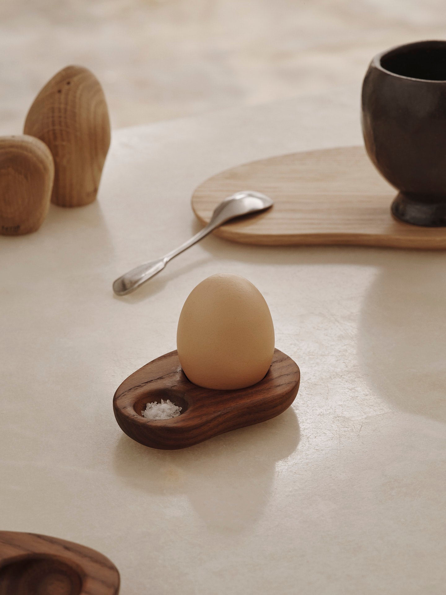 Cairn Egg Holder - Set of 2 - Dark Brown | Ferm Living