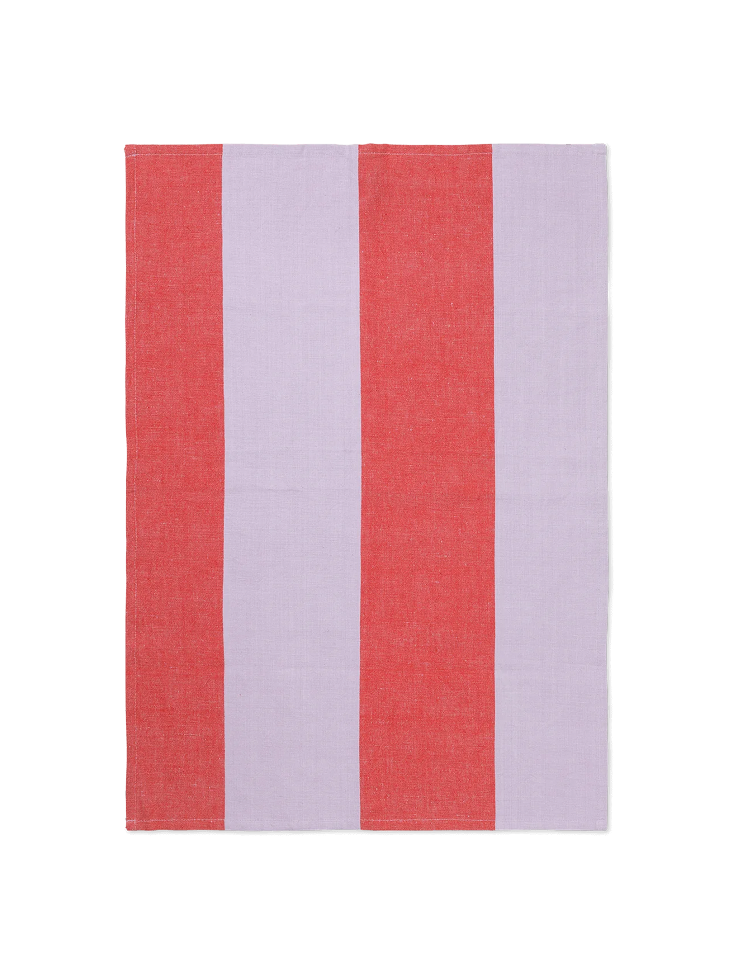Hale Tea Towel - Red/Lilac