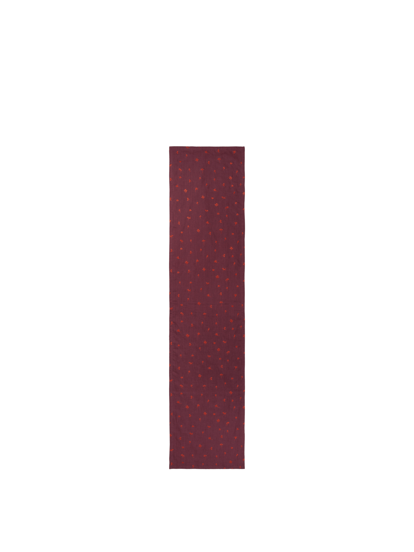 Baies Table Runner - Dark Grape/Picante Red