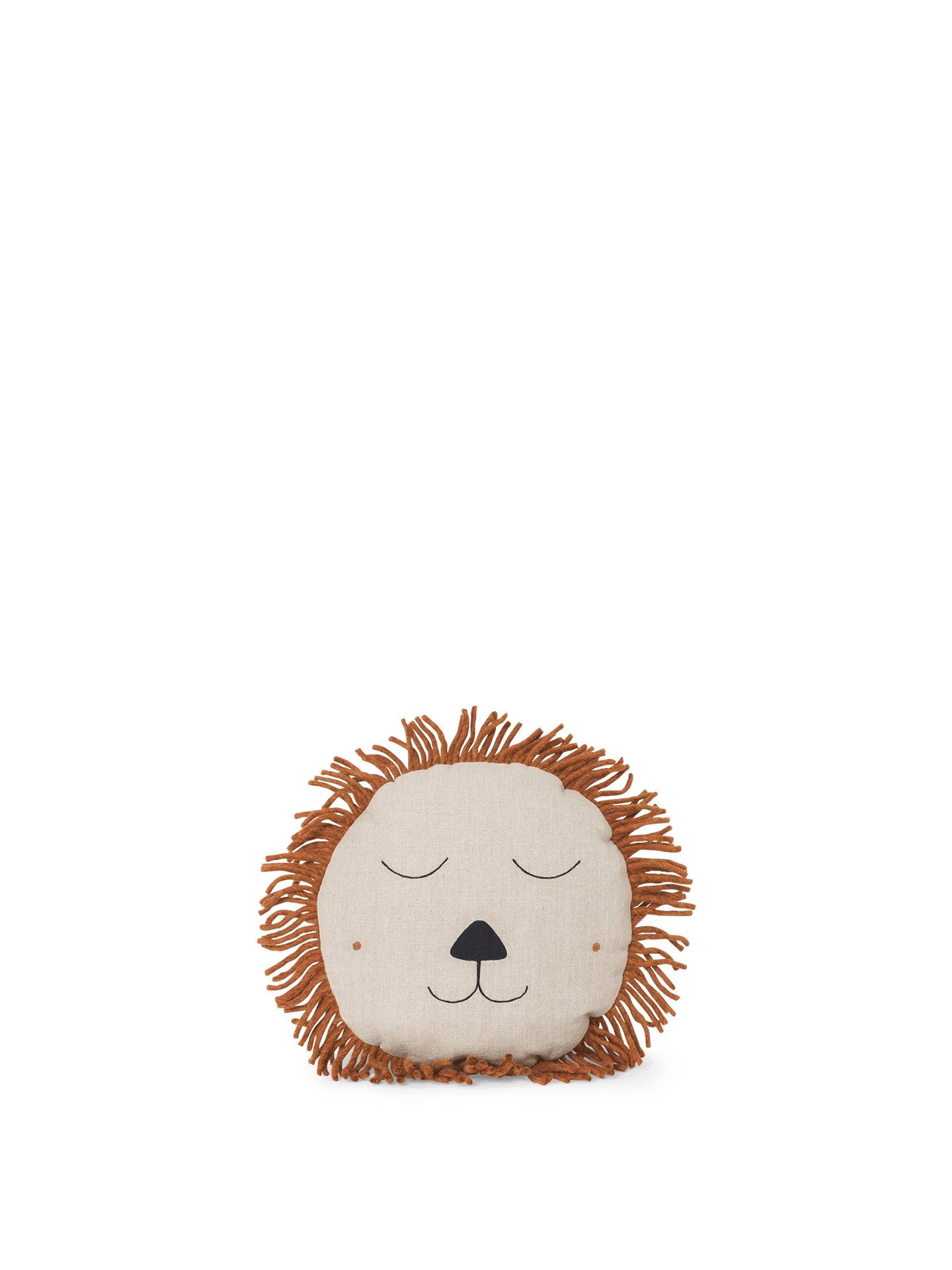Safari Cushion - Lion - Natural
