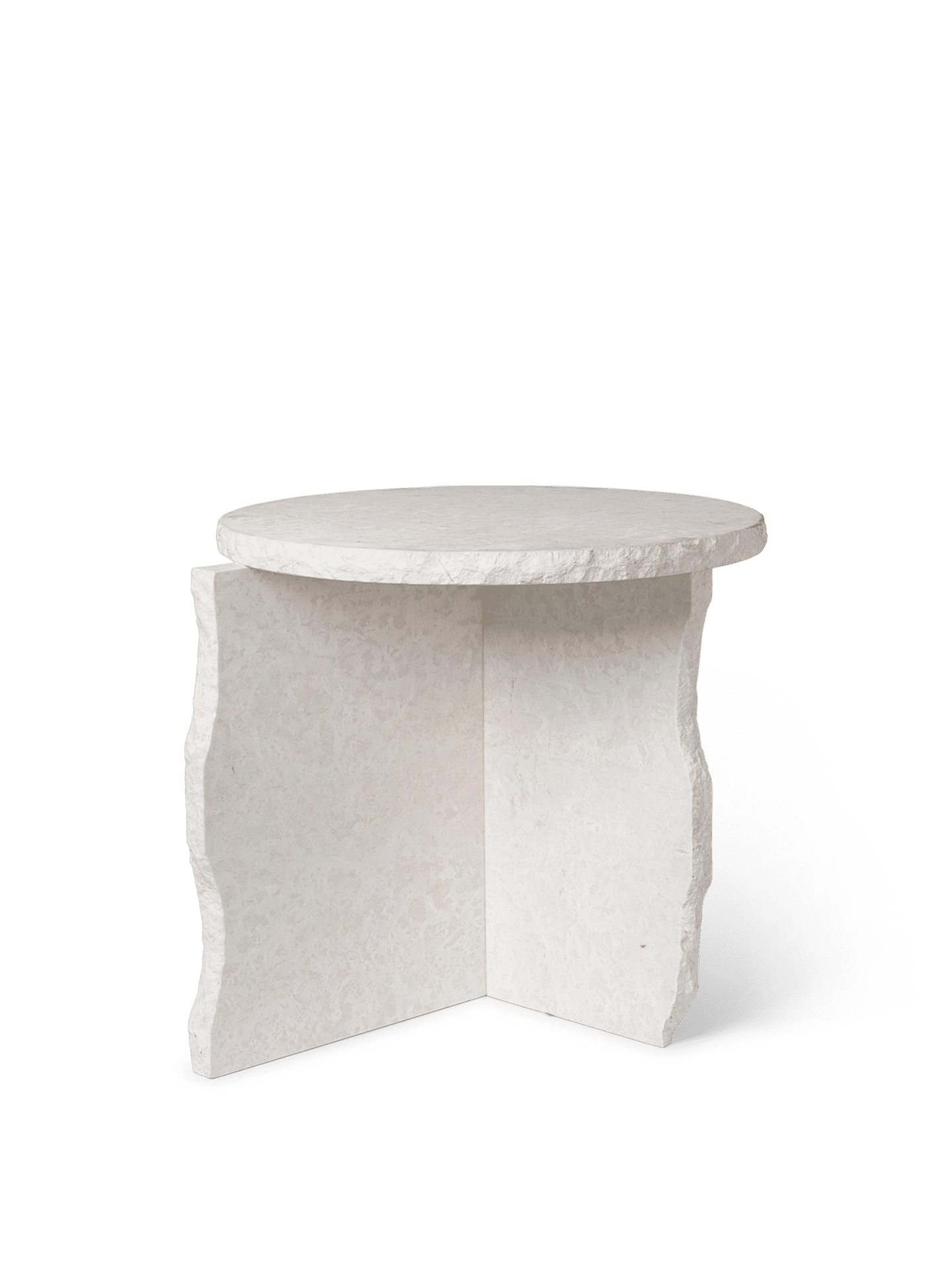 Mineral Sculptural Table - Bianco Curia