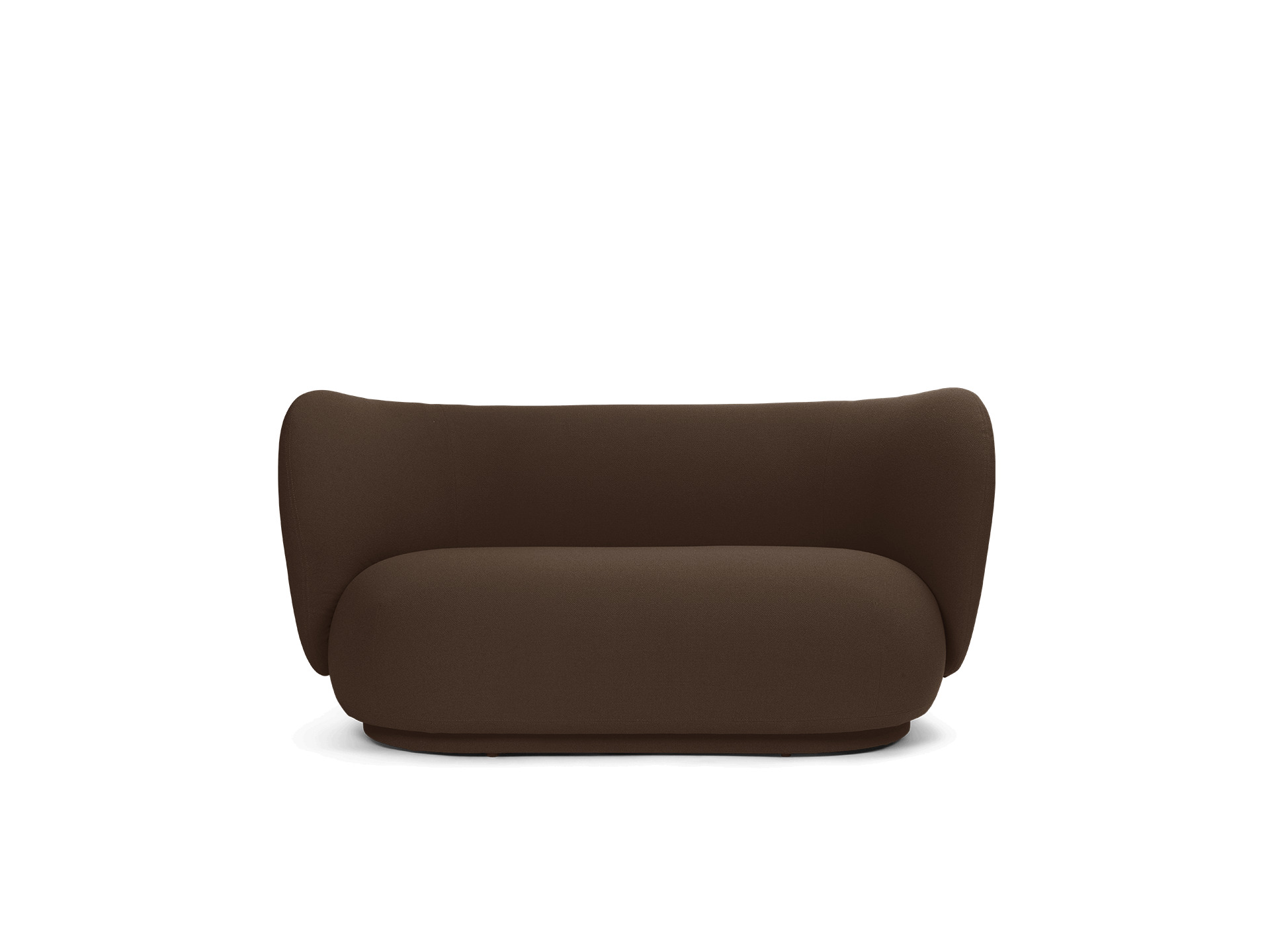 Rico Sofa 2-seater - Grain - Chocolate