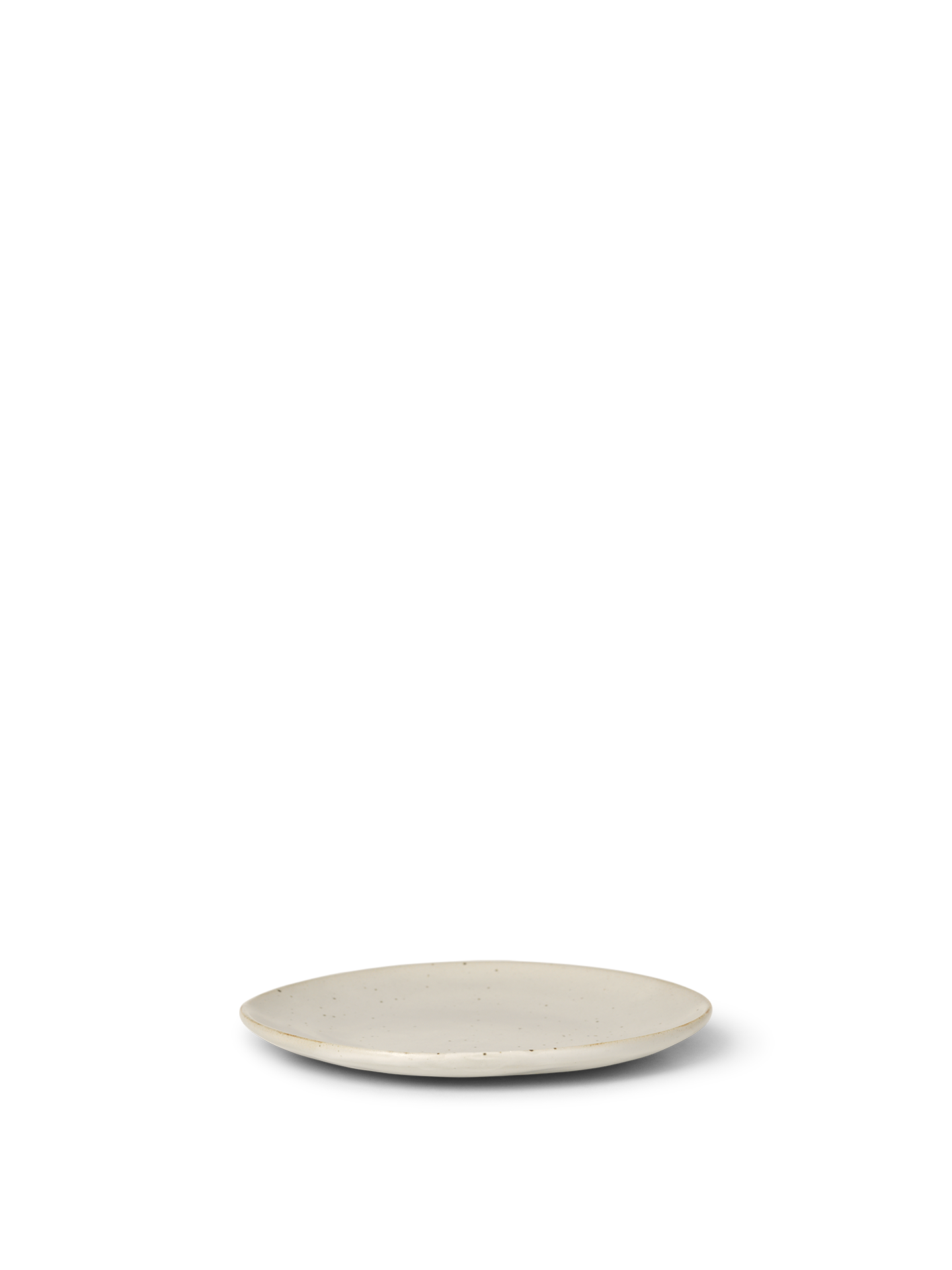 Flow Plate - Small - Off-White Speckle