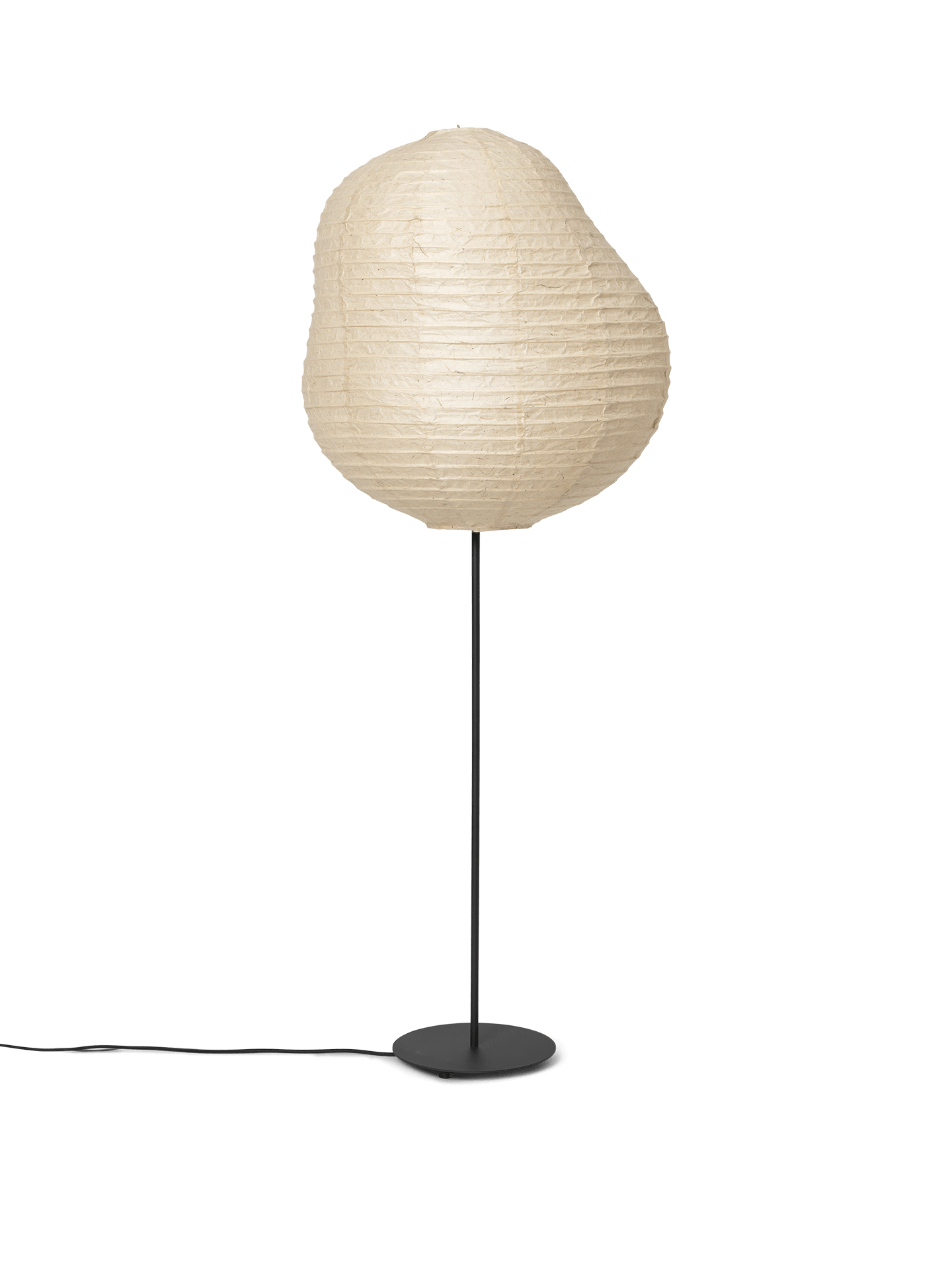 Kurbis Floor Lamp - Tall - Black/Natural