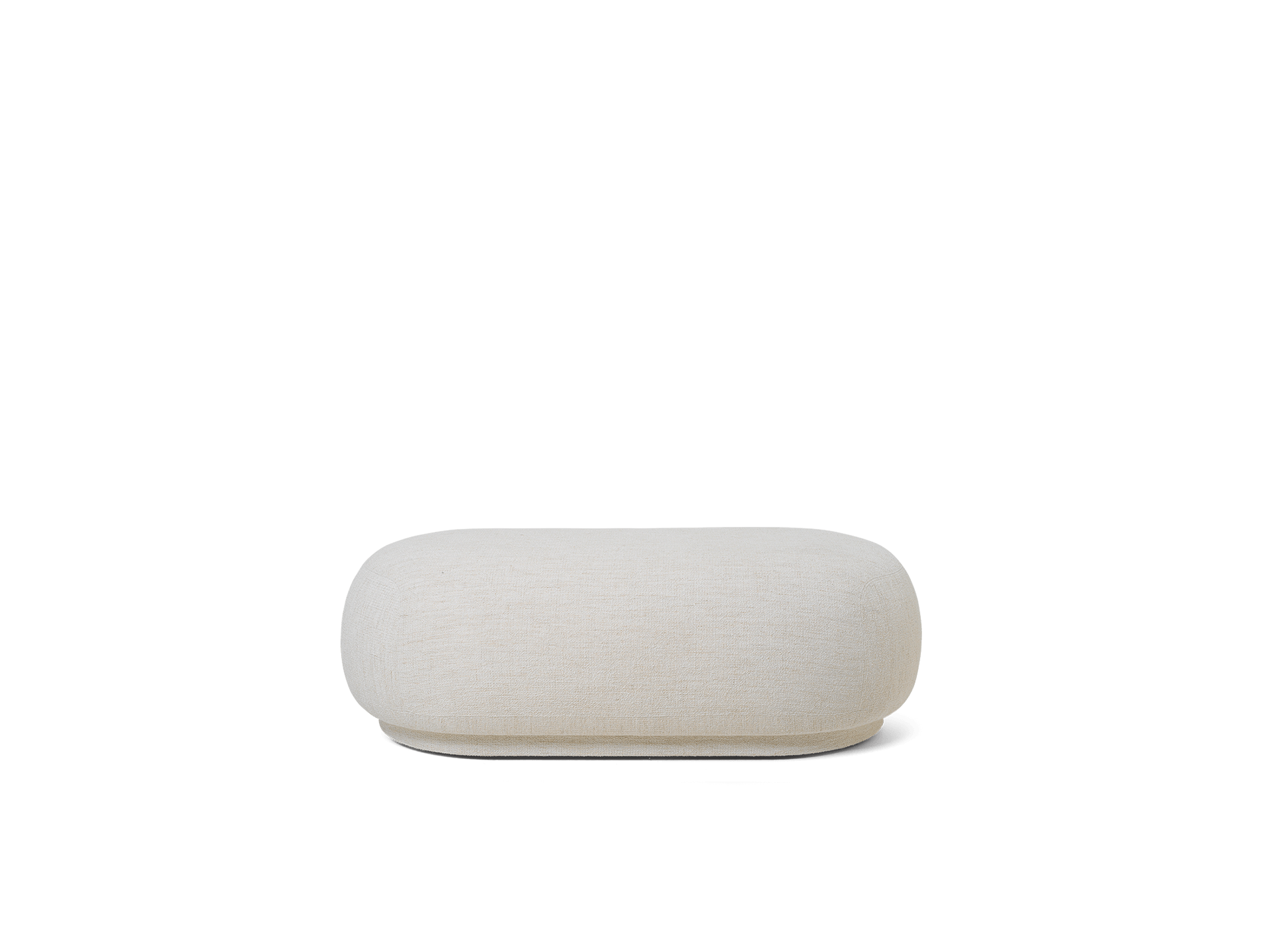 Rico Ottoman - Bouclé - Off-White