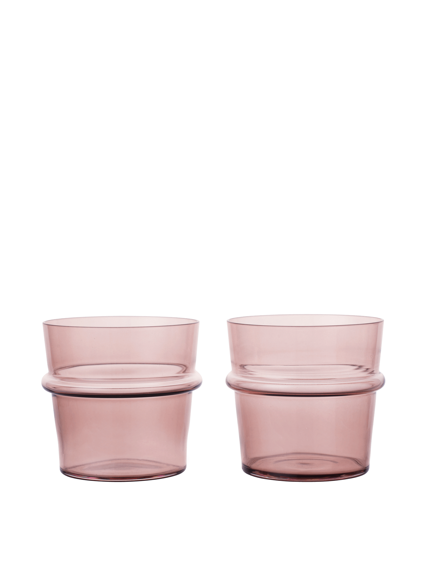 Boya Low Glasses - Set of 2 - Mauve