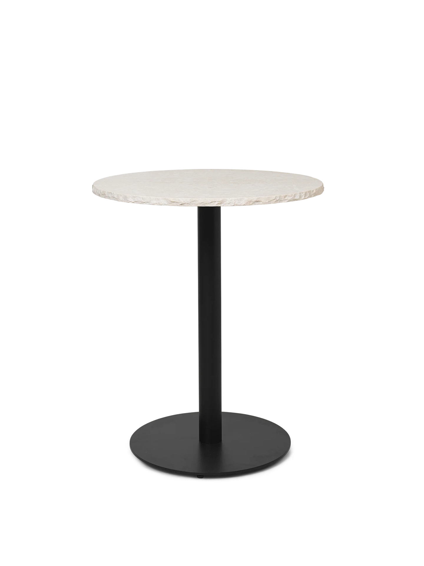 Mineral Café Table - Bianco Curia - Black