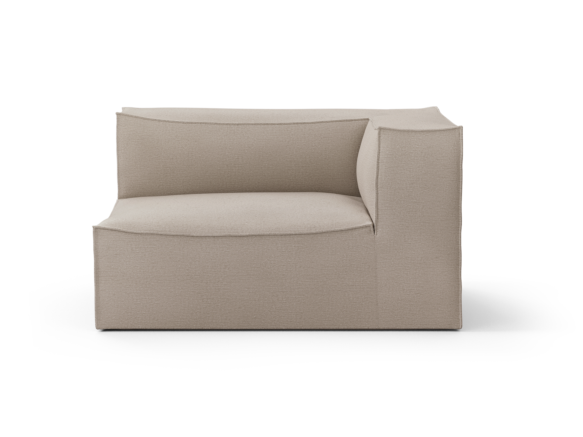 Catena Sofa Armrest Right L401 - Cotton Linen - Natural